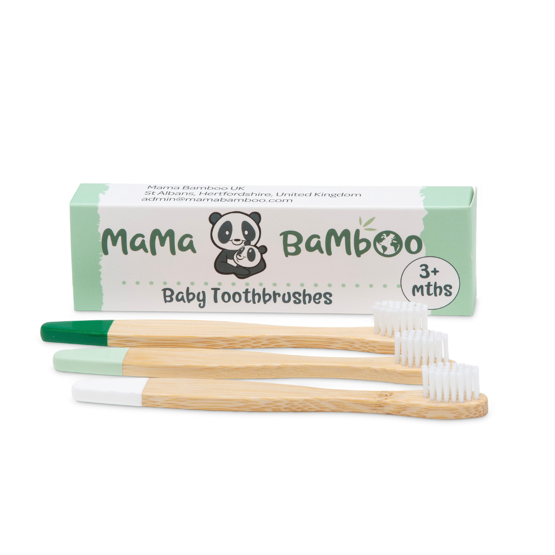 Bamboo Baby Toothbrushes Set of 3
