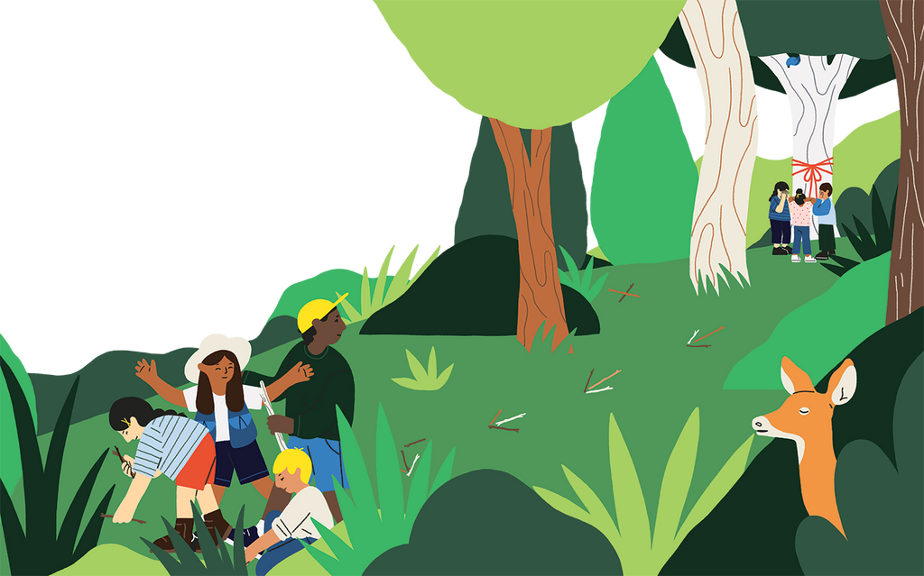 Let's Play Outdoors Book for Children