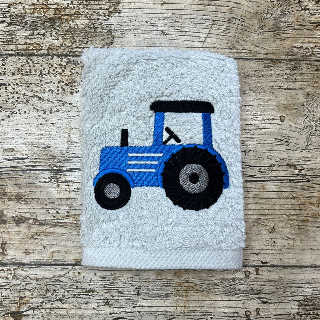 Tractor Face Cloth in 10 Colours