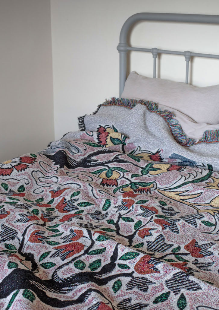 Tree of Life Woven Blanket