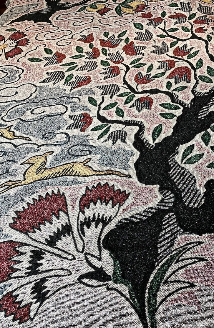 Tree of Life Woven Blanket