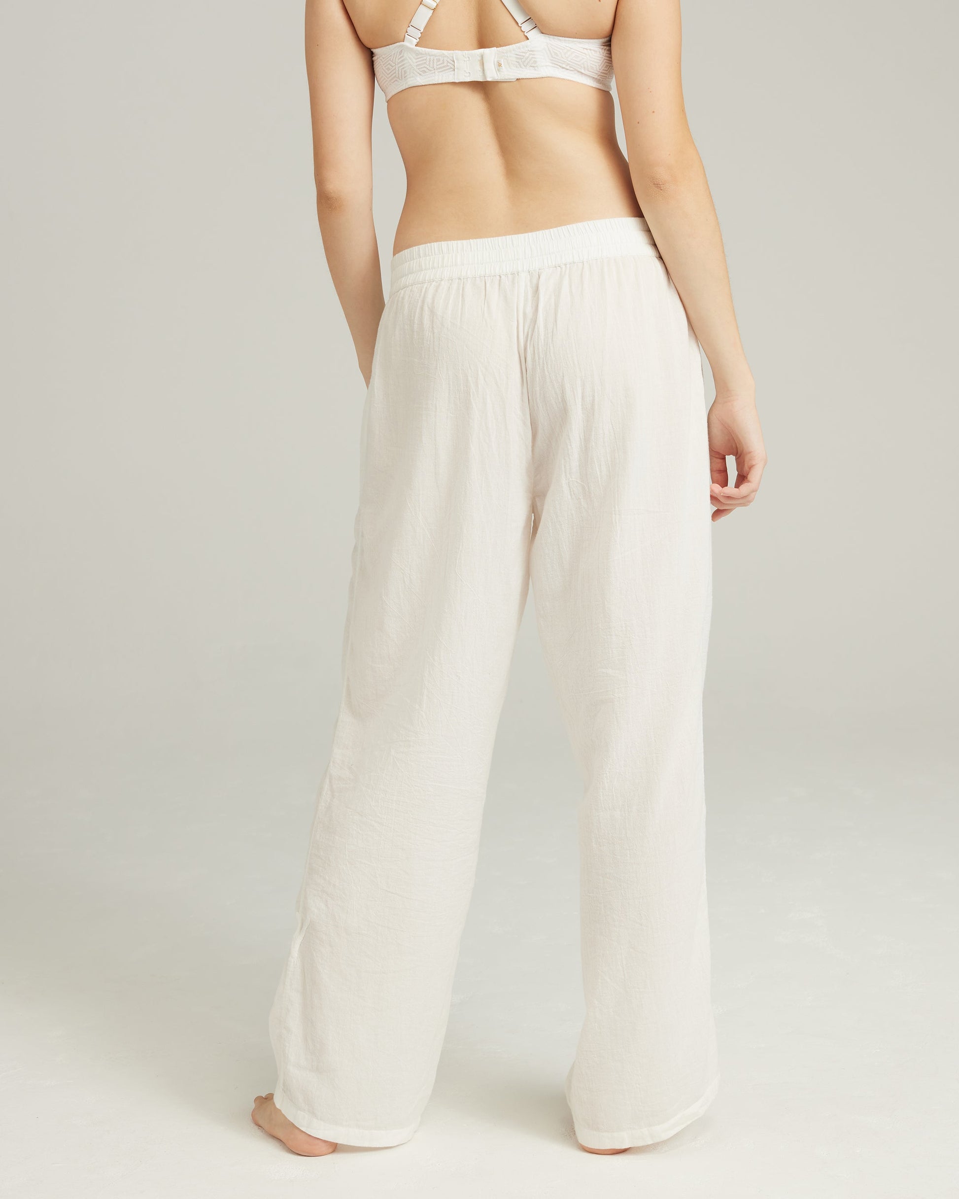 The Classic Trouser - Cotton White