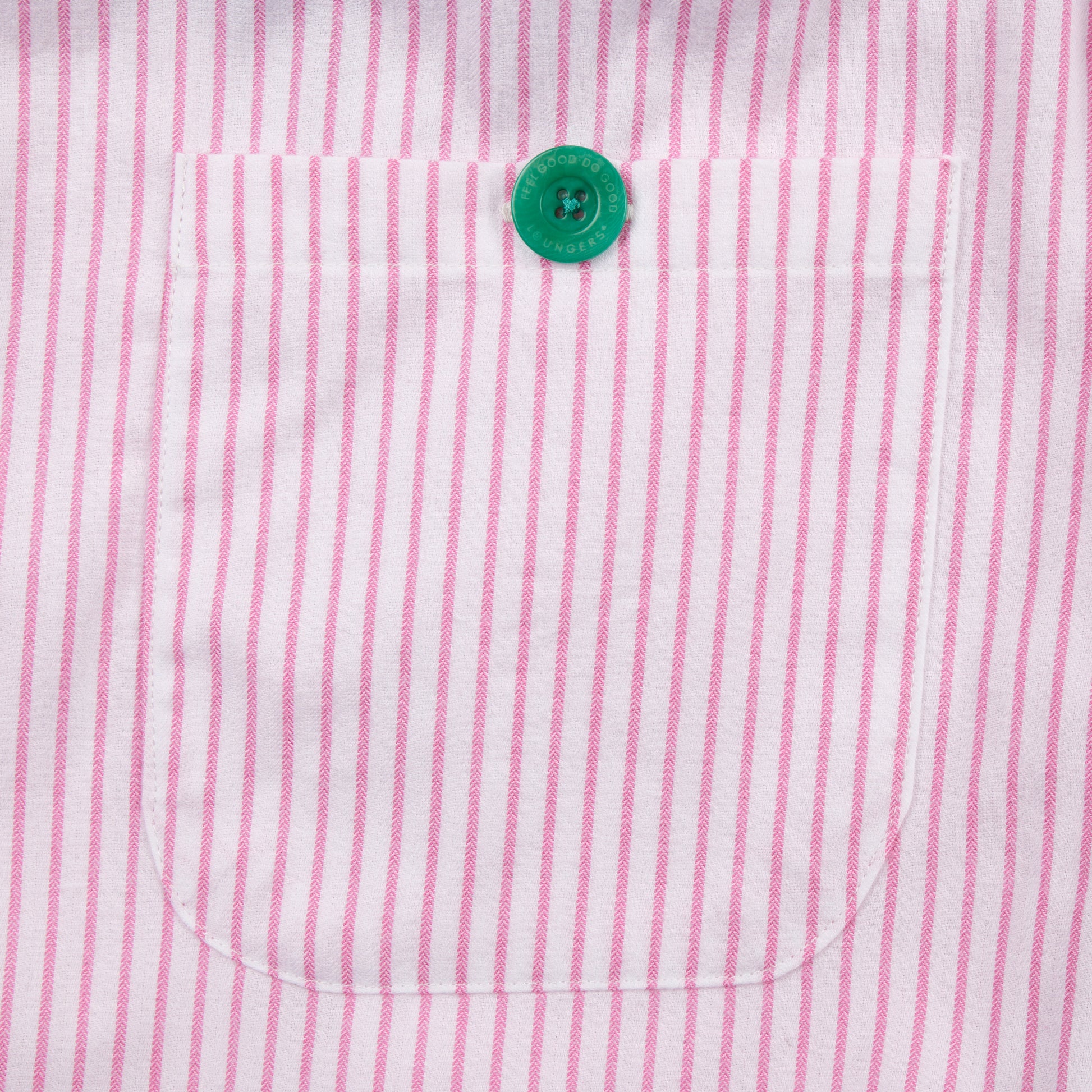 Women Saola Organic Cotton Loungers Pink Stripe