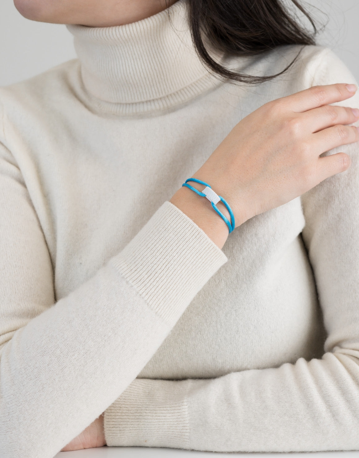 Cord Bracelet in Snow