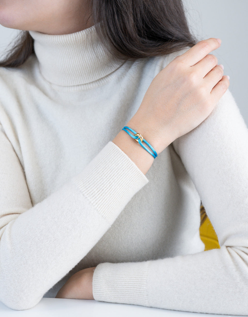 Golden Diamond Cord Bracelet