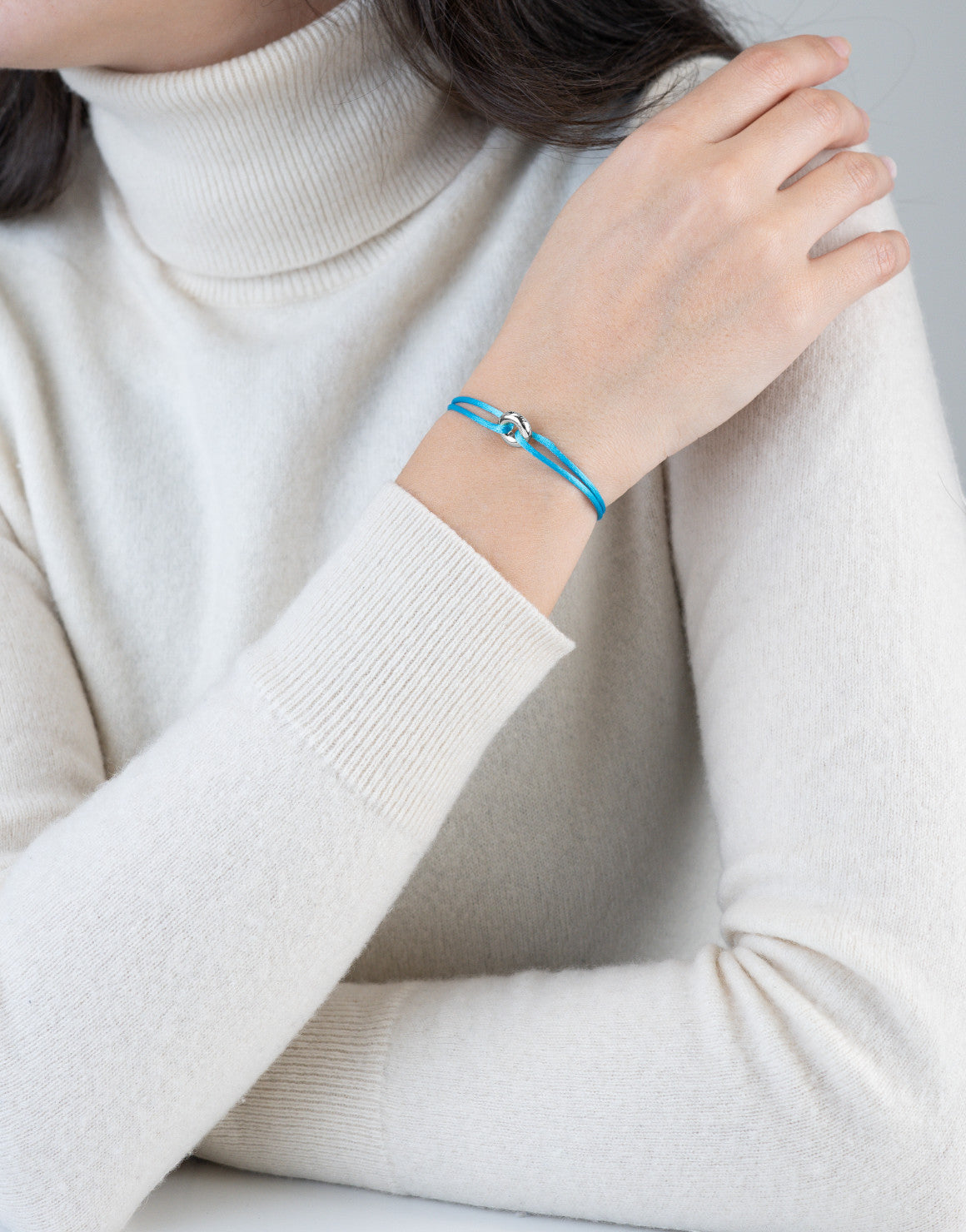 Mini Silver Soho Cord Bracelet