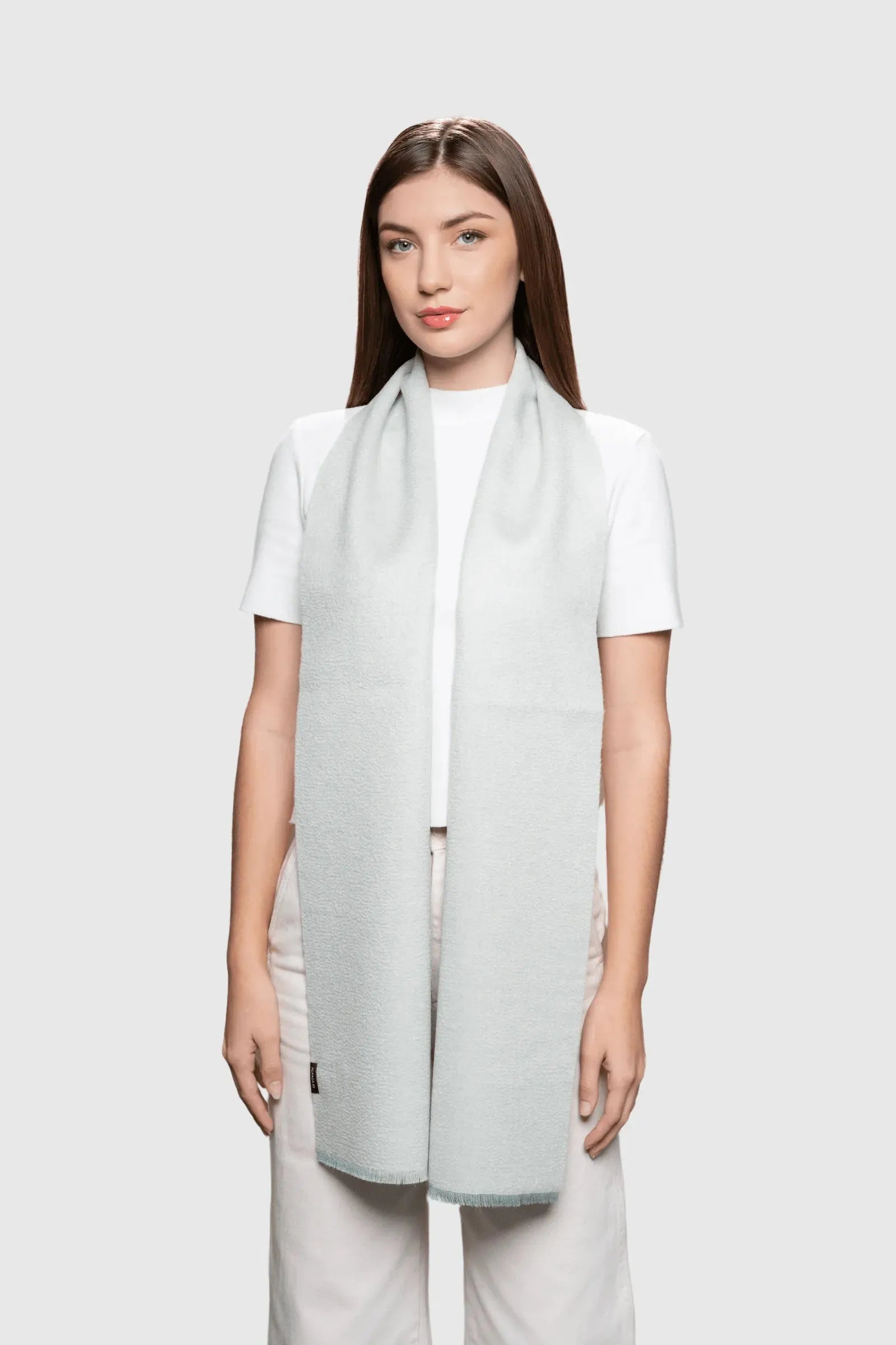 Two Tone Baby Alpaca Scarf