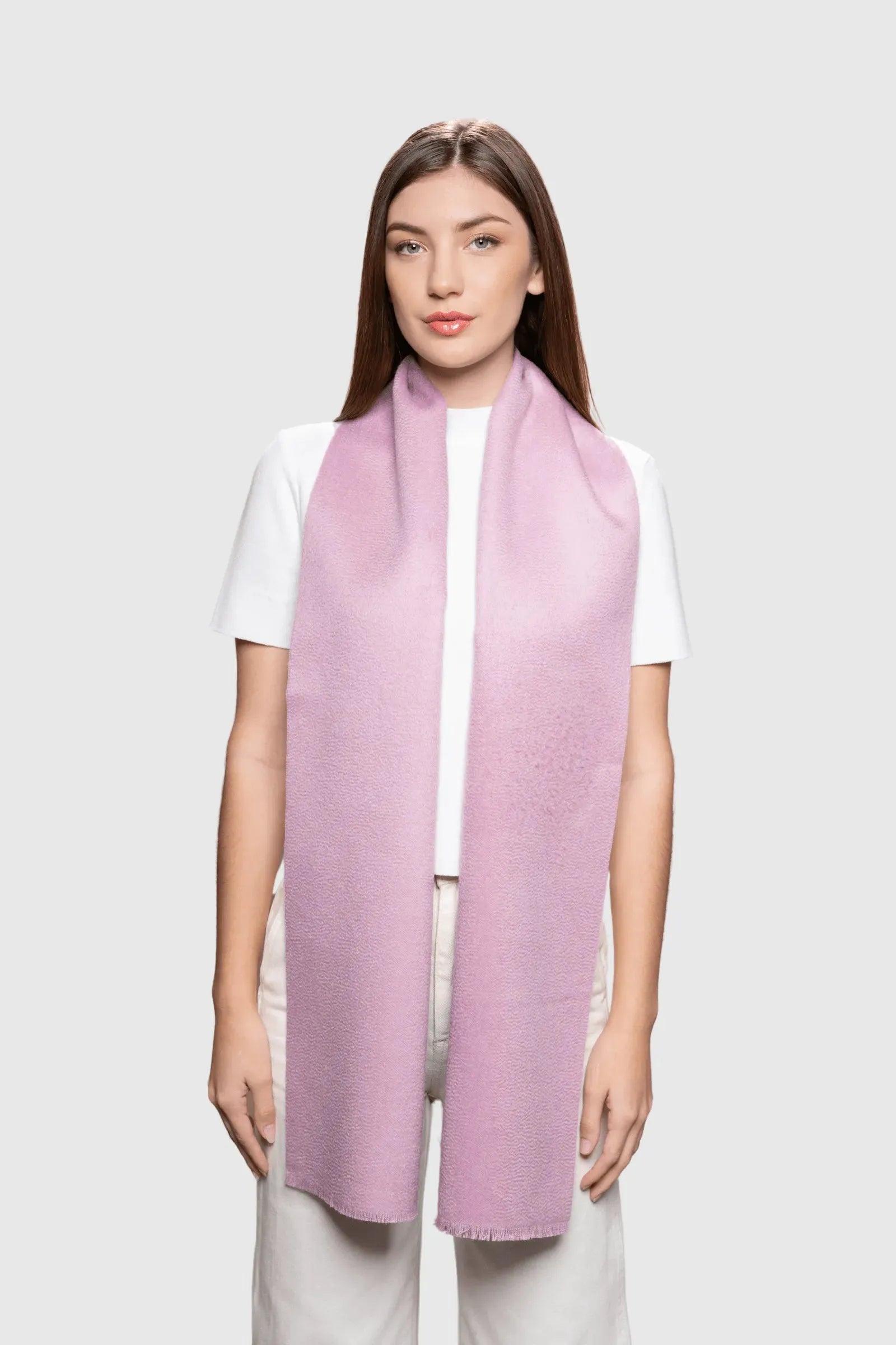 Two Tone Baby Alpaca Scarf