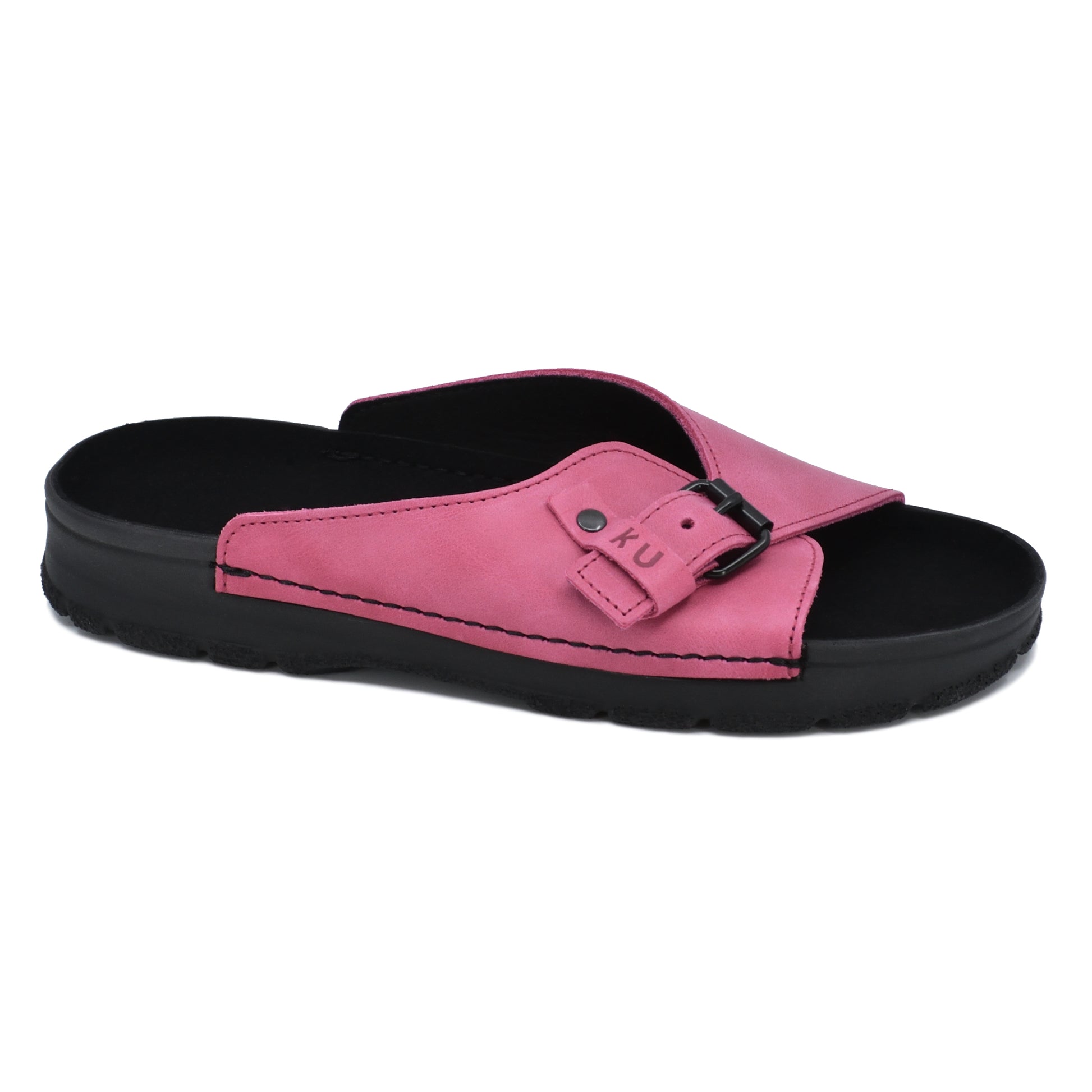 TOKU Rome Pink Slide Sandals: Mediterranean Elegance Meets Modern Comfort by Omaking at www.brixbailey.com