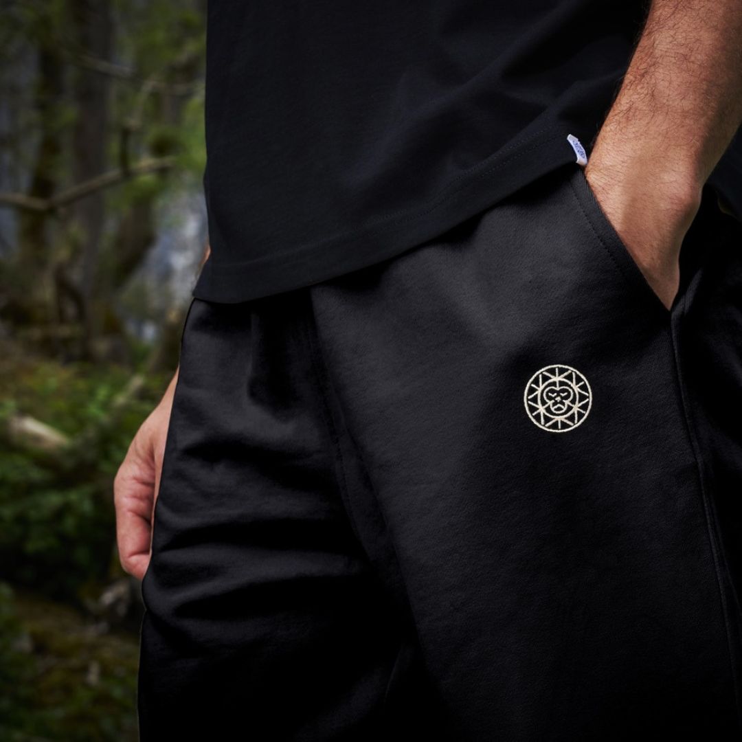 Unisex Brass Monkey Black Joggers