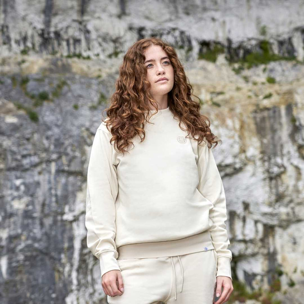 Unisex Brass Monkey Off White Sweatshirt