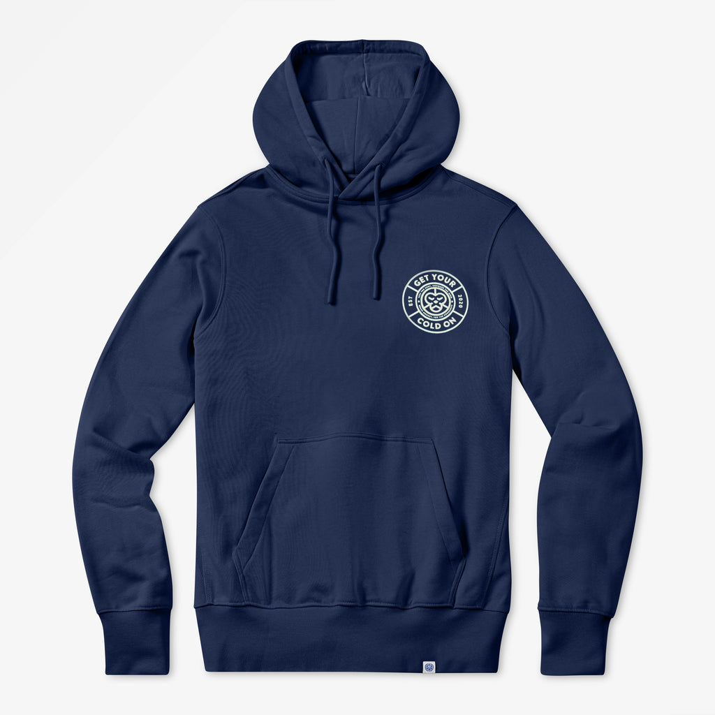 Unisex Get Your Cold On Navy Hoodie