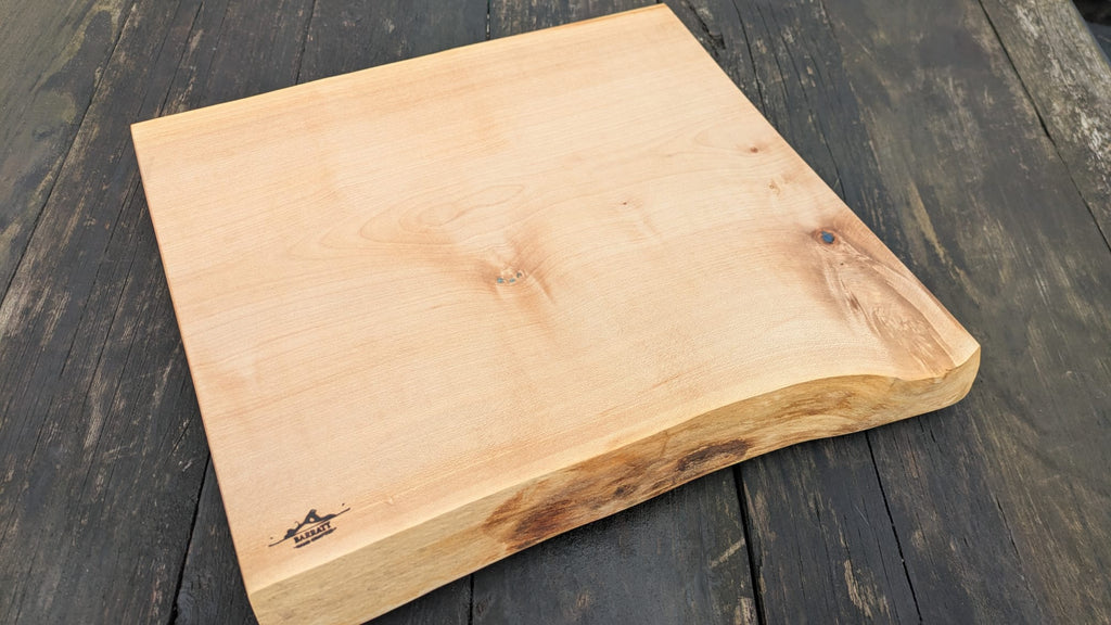 Sycamore and Blue Chopping Board