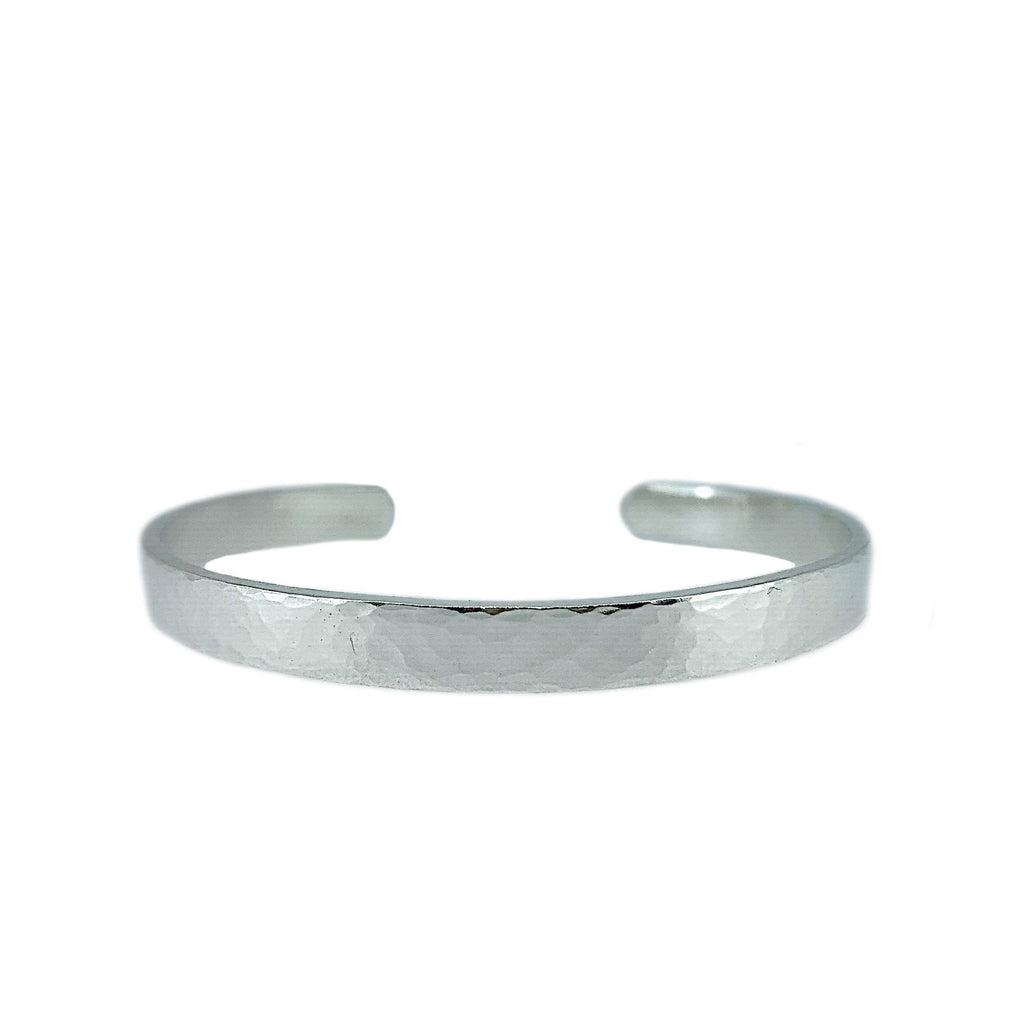 Hammered Sterling Silver Cuff Bracelet