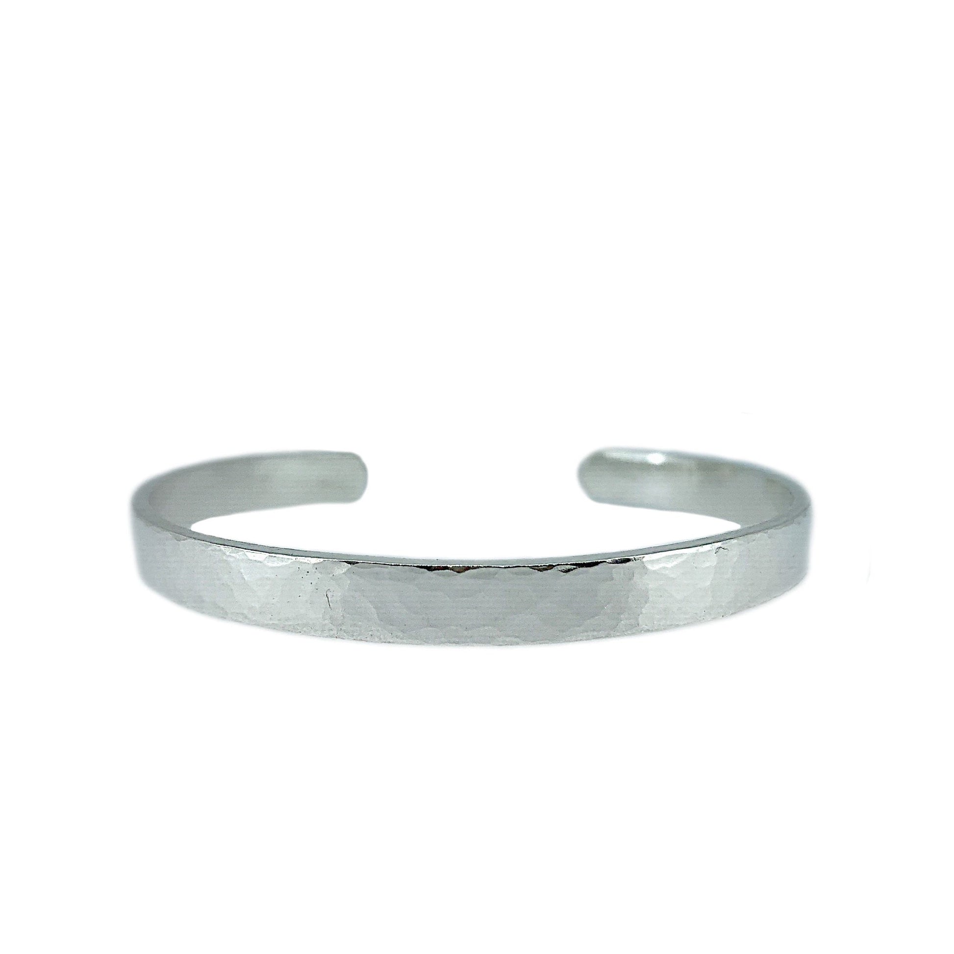Hammered Sterling Silver Cuff Bracelet
