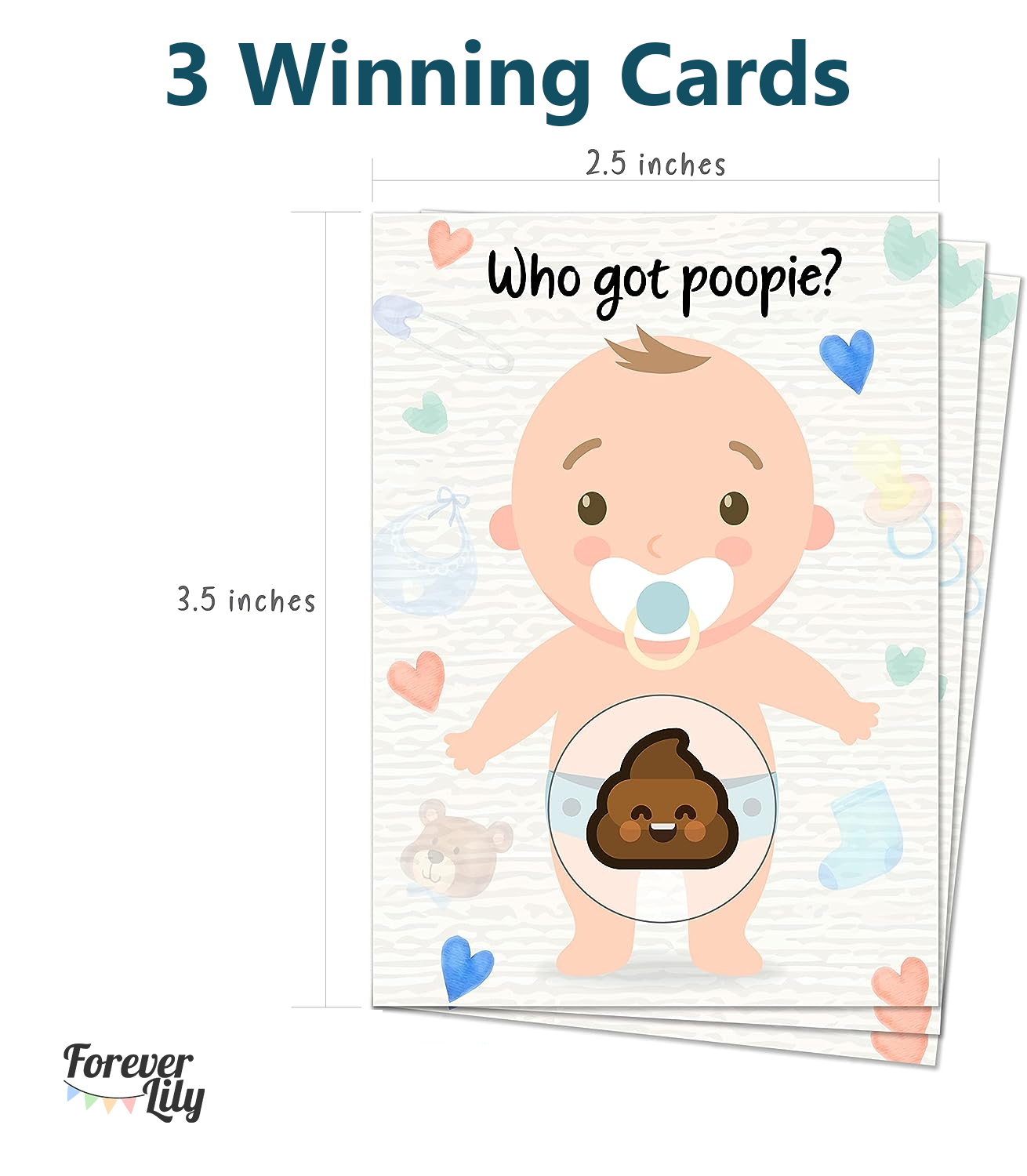 Baby Shower Scratch Off Game 33 Card Pack