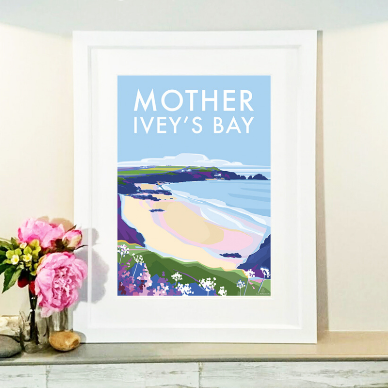 Mother Ivey's Bay Cornish Coast Print