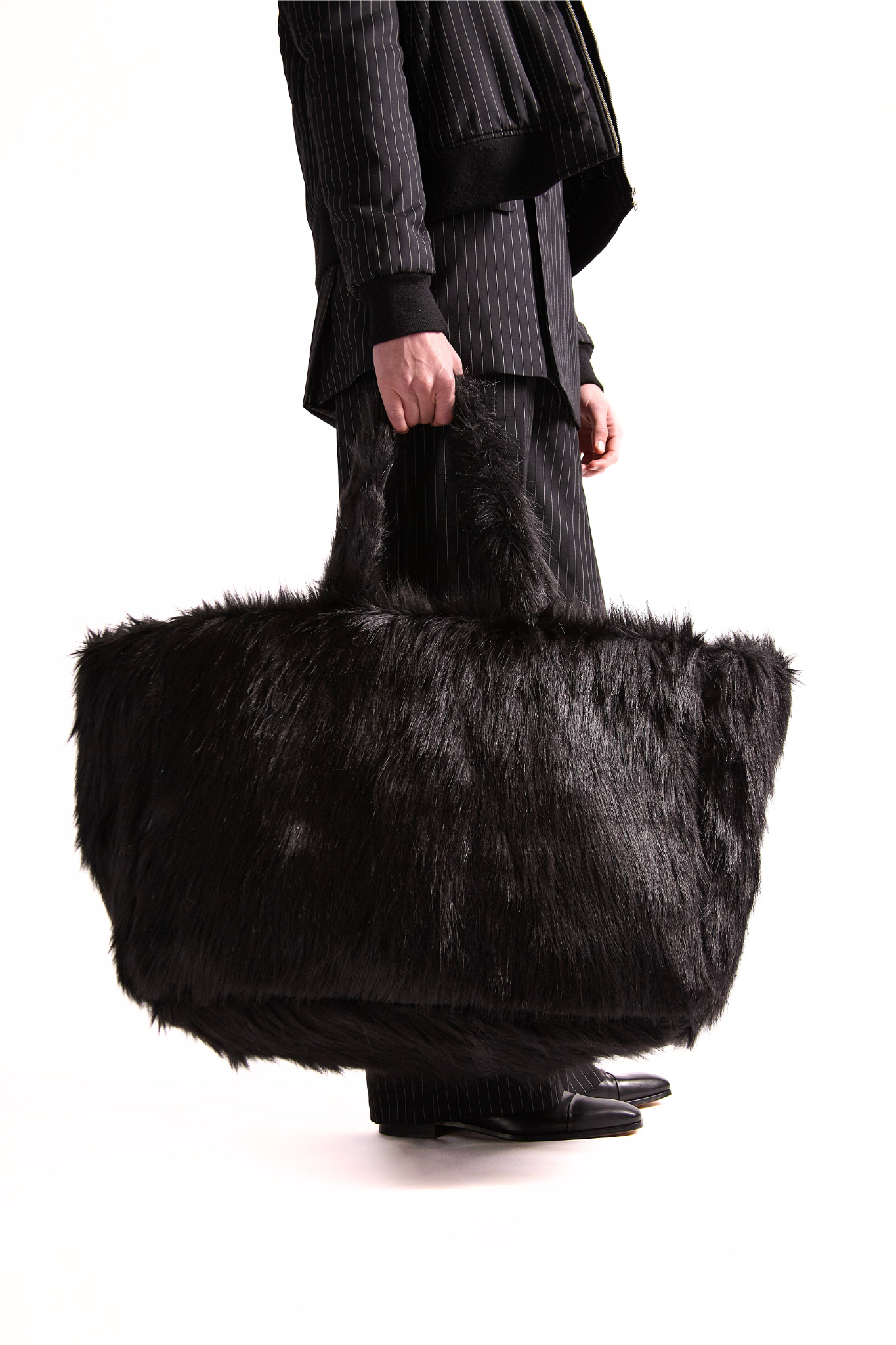 Oversized Faux Fur Shoulder Bag