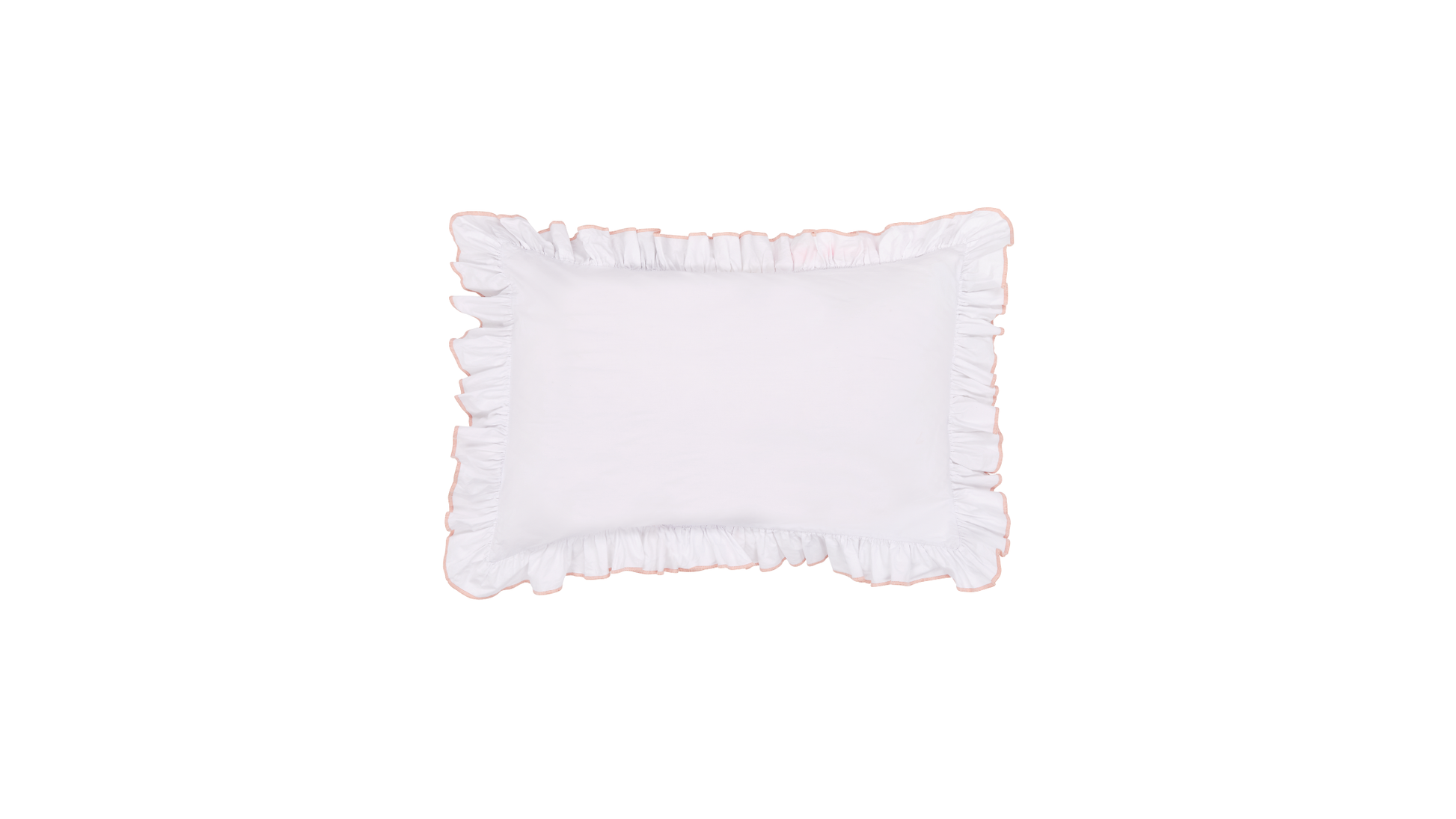 Dusty Pink Pillowcase Pair with Frill