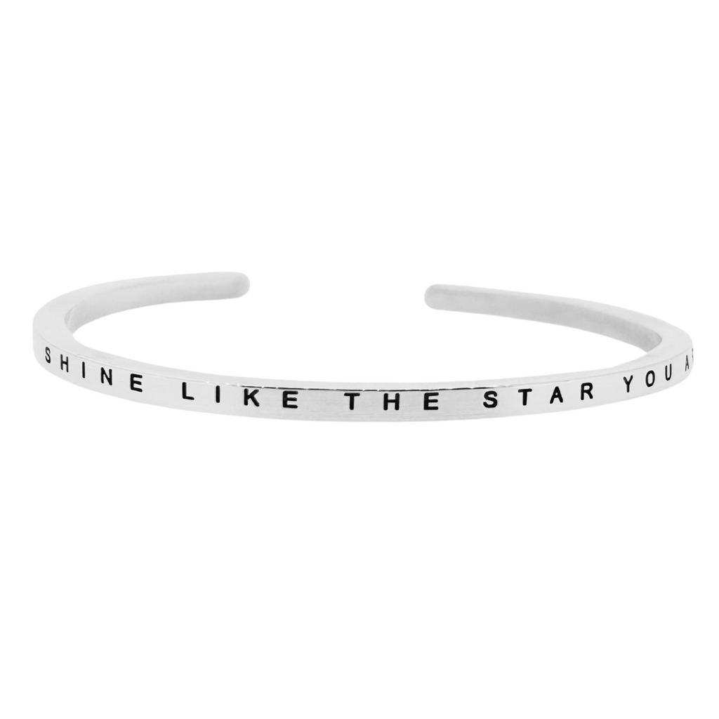 Luxury Skinny Cuff Personalised Sterling Silver
