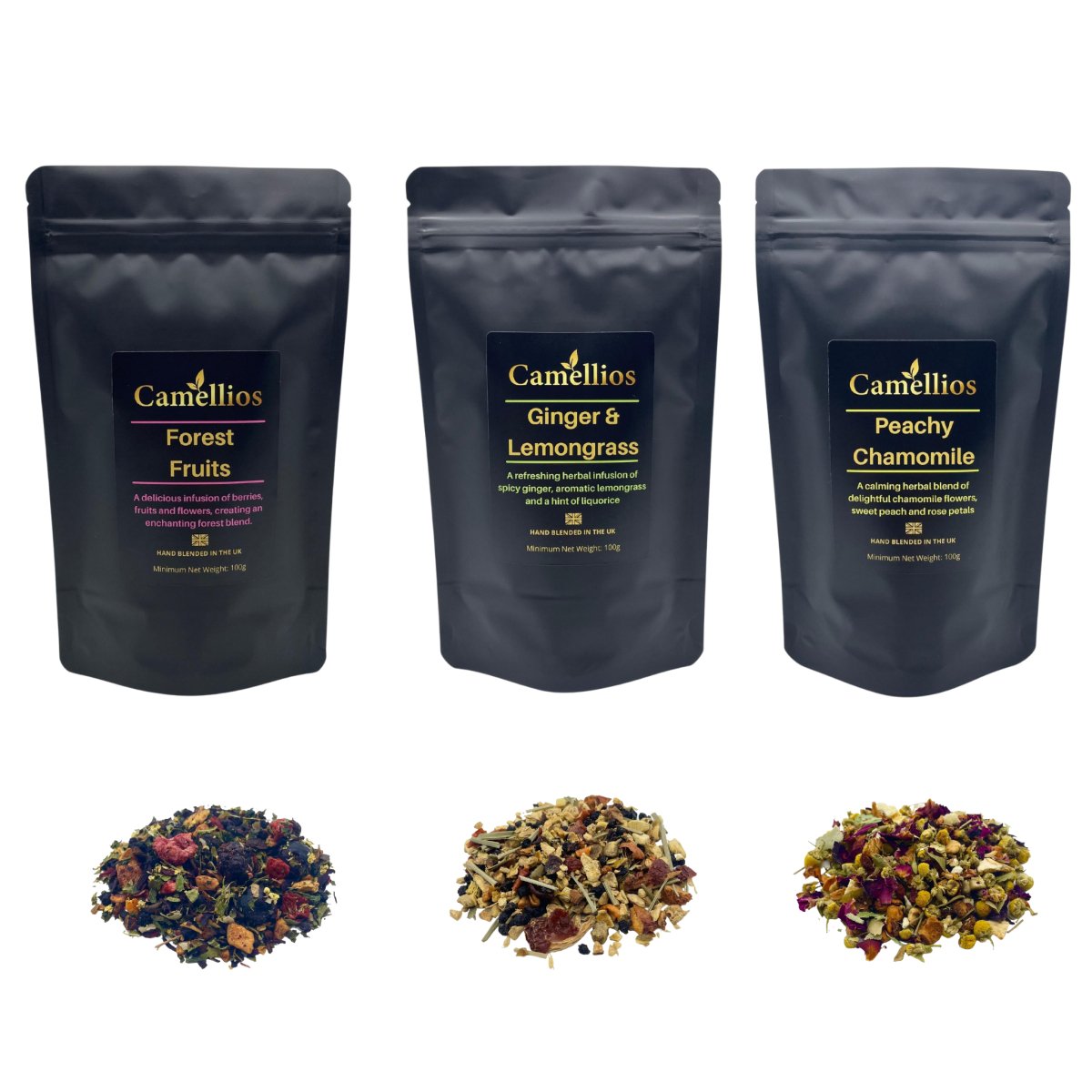 Herbal Loose Leaf Tea Selection Three Blends