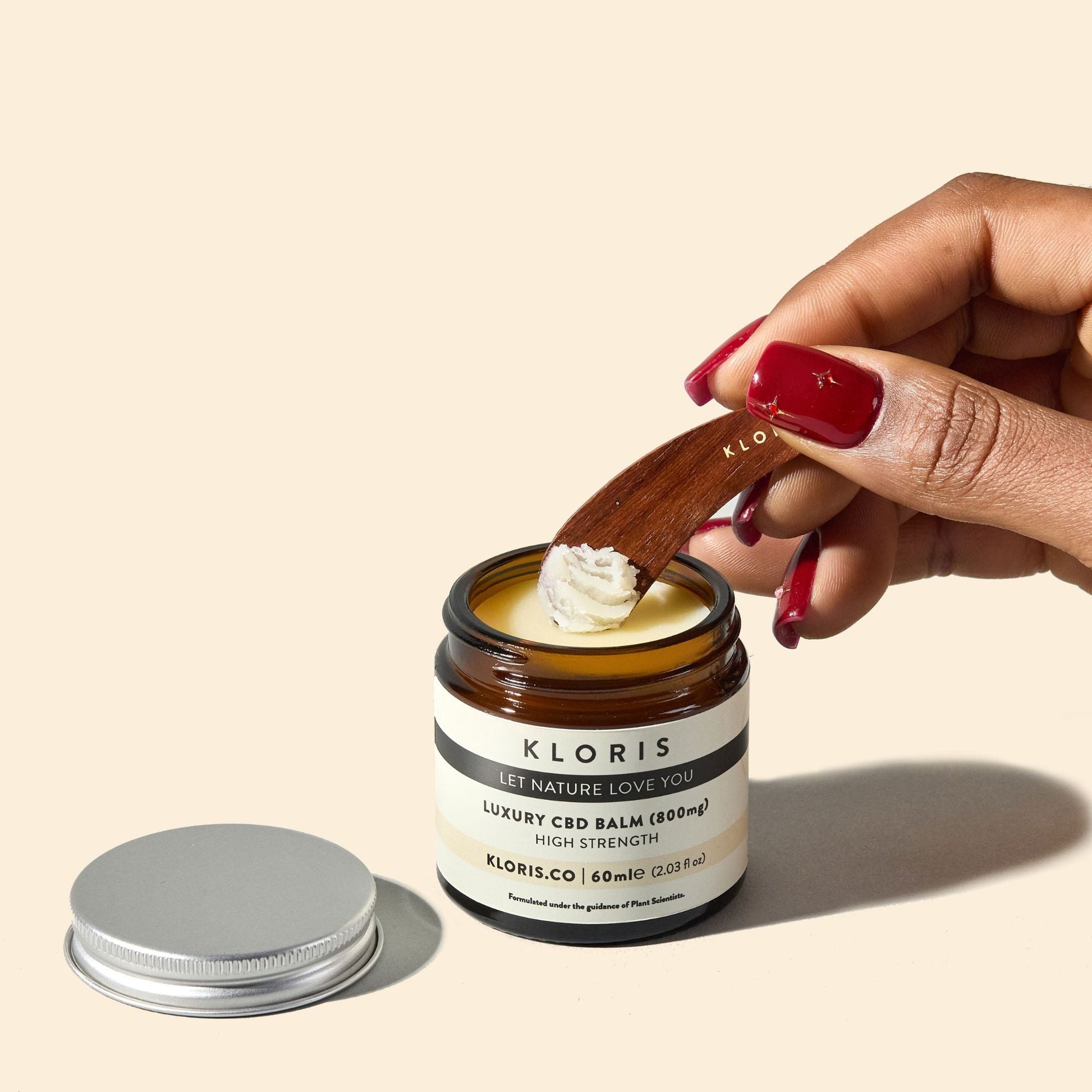 Wooden Balm Scoop in Indian Rosewood