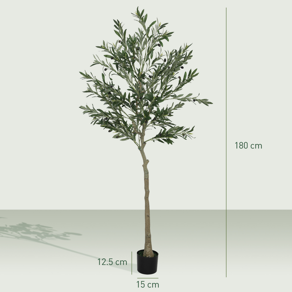 2 Pack Faux Olive Trees 120cm Indoor Artificial Plants