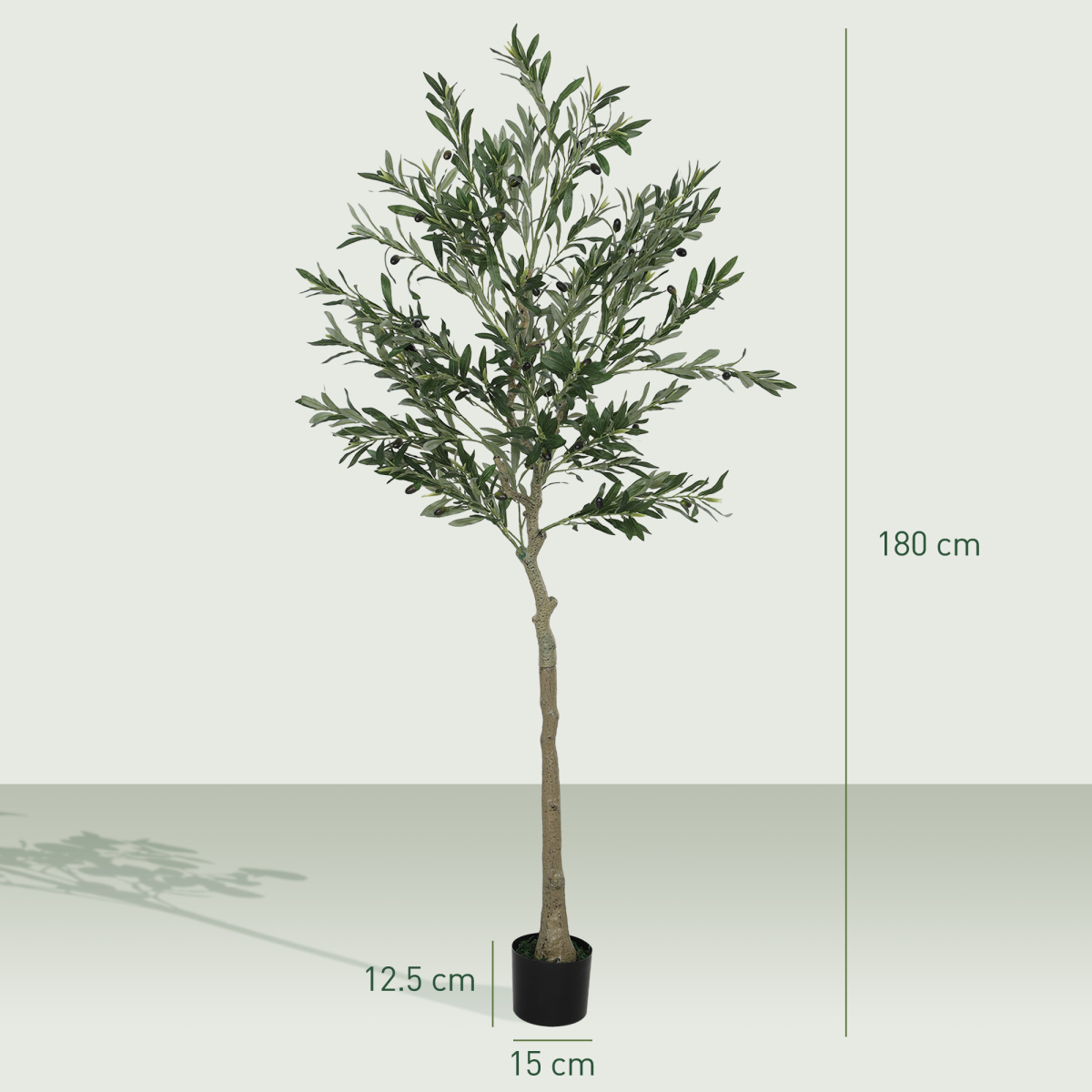 2 Pack Faux Olive Trees 120cm Indoor Artificial Plants