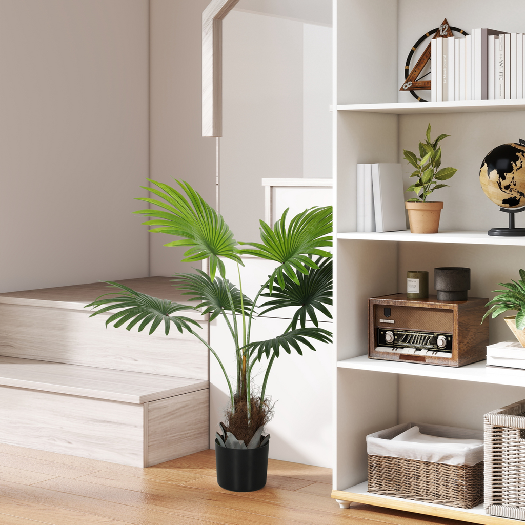 Artificial Palm Tree Plant 145cm with Realistic Leaves