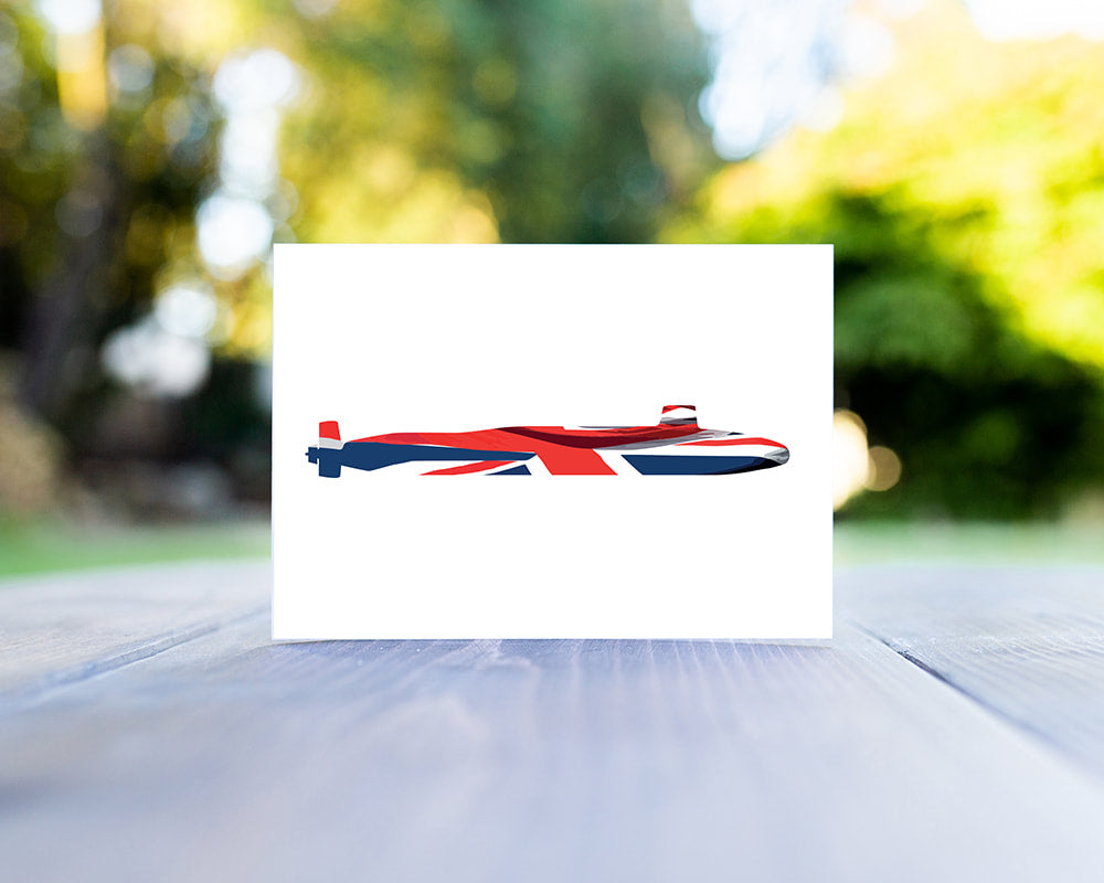 Union Flag Vanguard Class Greeting Card
