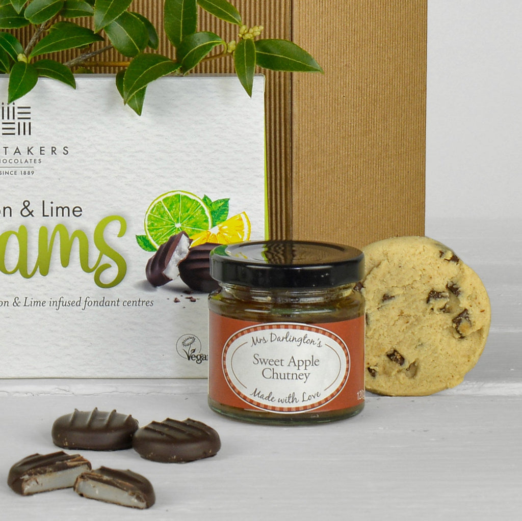 Vegan Gift Box with Peanuts and Chocolates