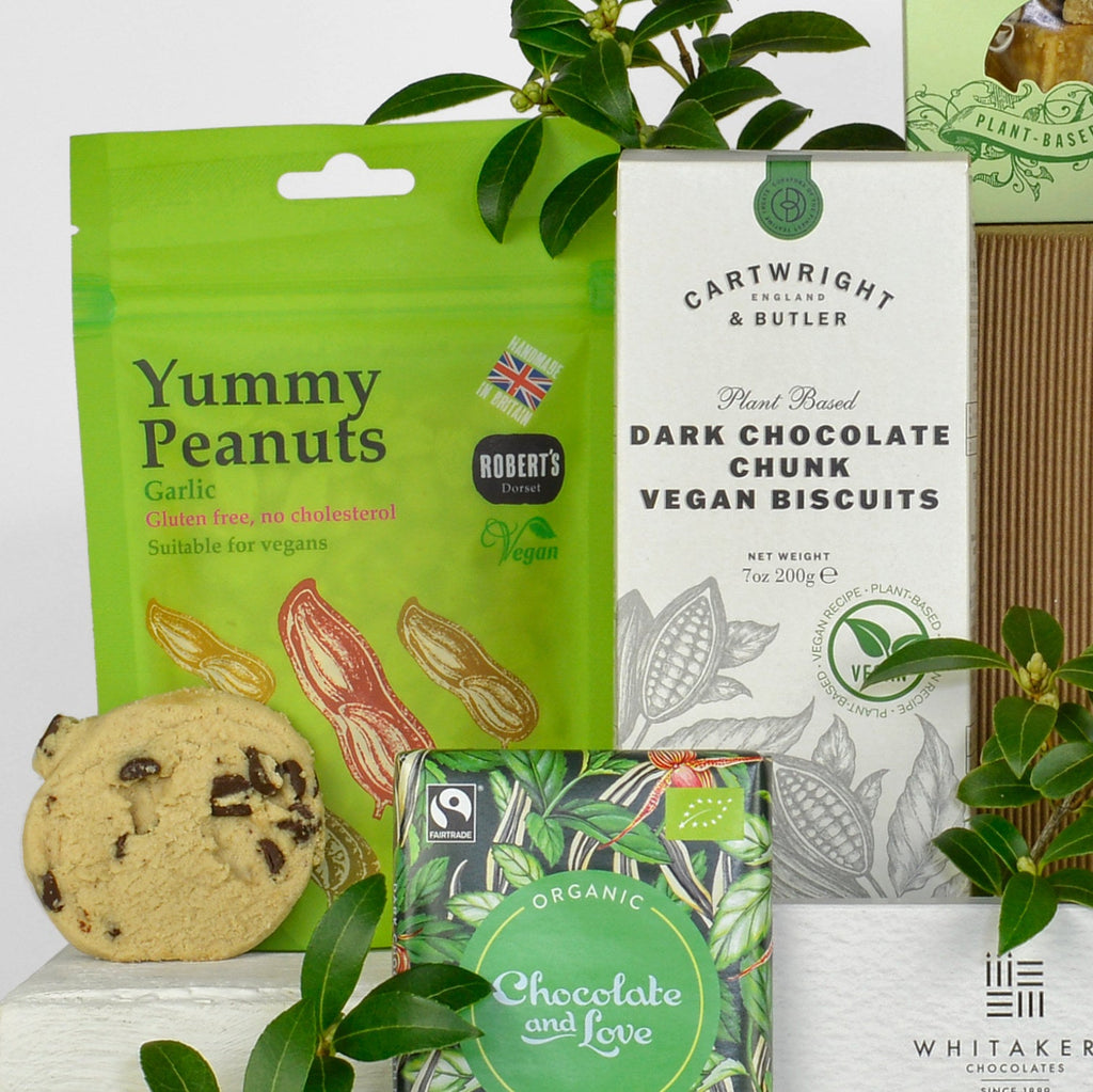 Vegan Gift Box with Peanuts and Chocolates