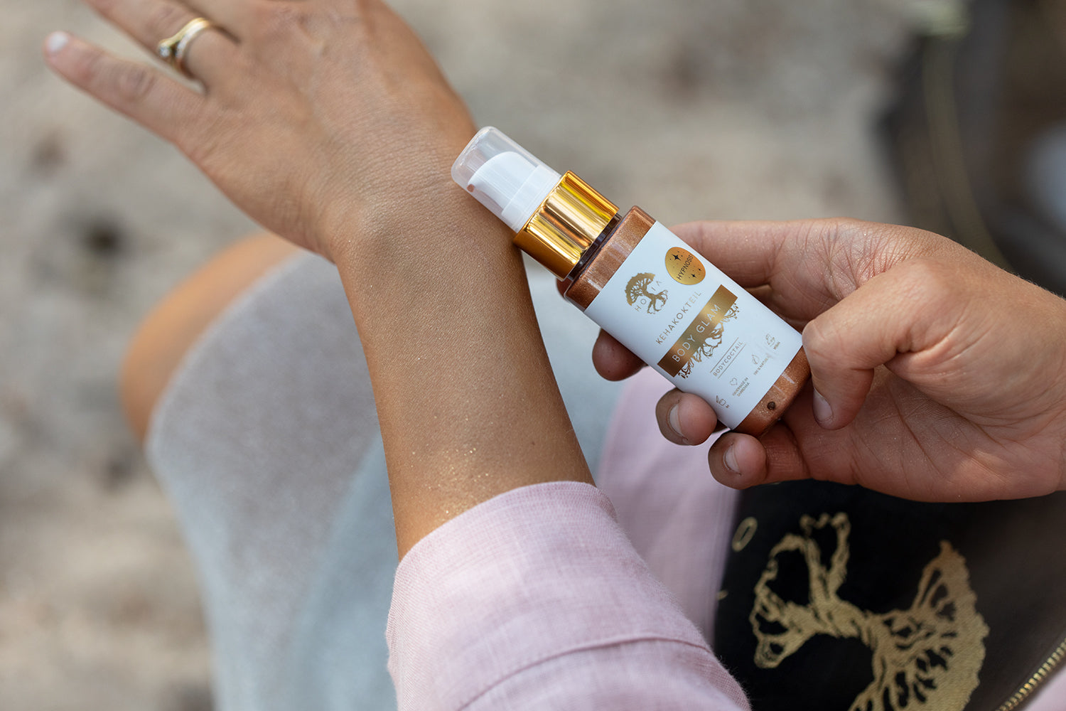 Embrace Radiance with Body Glam Hydrating Body Cocktail - Ultimate Skin Hydration & Natural Glow by HOIA at www.brixbailey.com