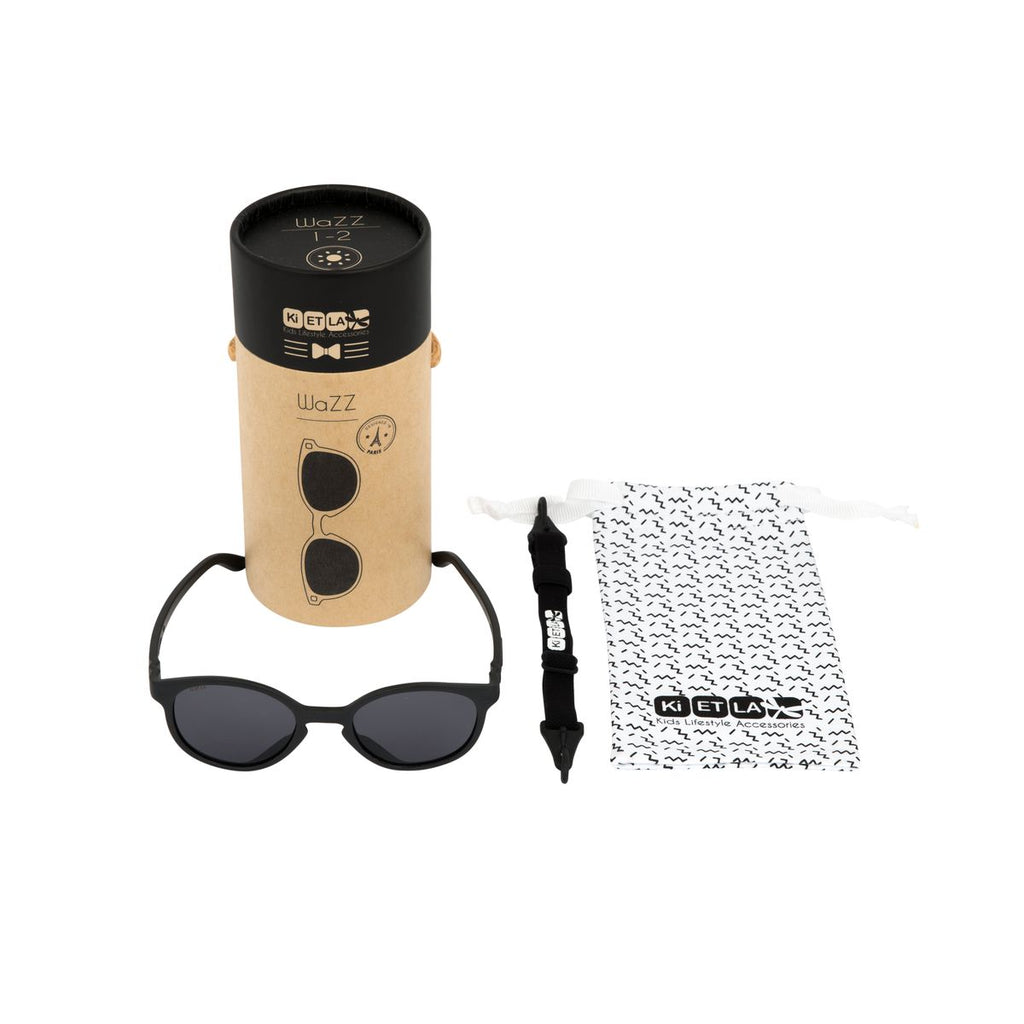 Wazz sunglasses for toddlers (1-2 years old) - Black