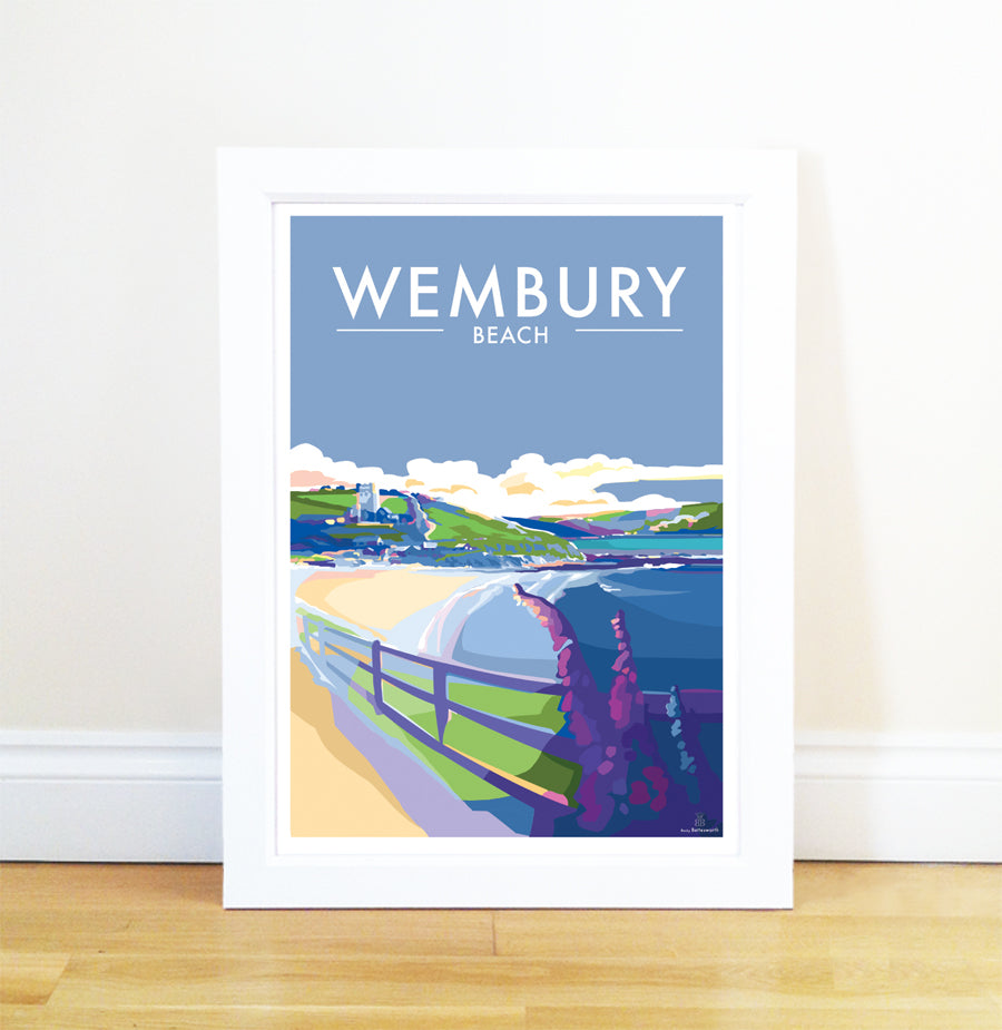 Wembury Beach Limited Edition A2 Print