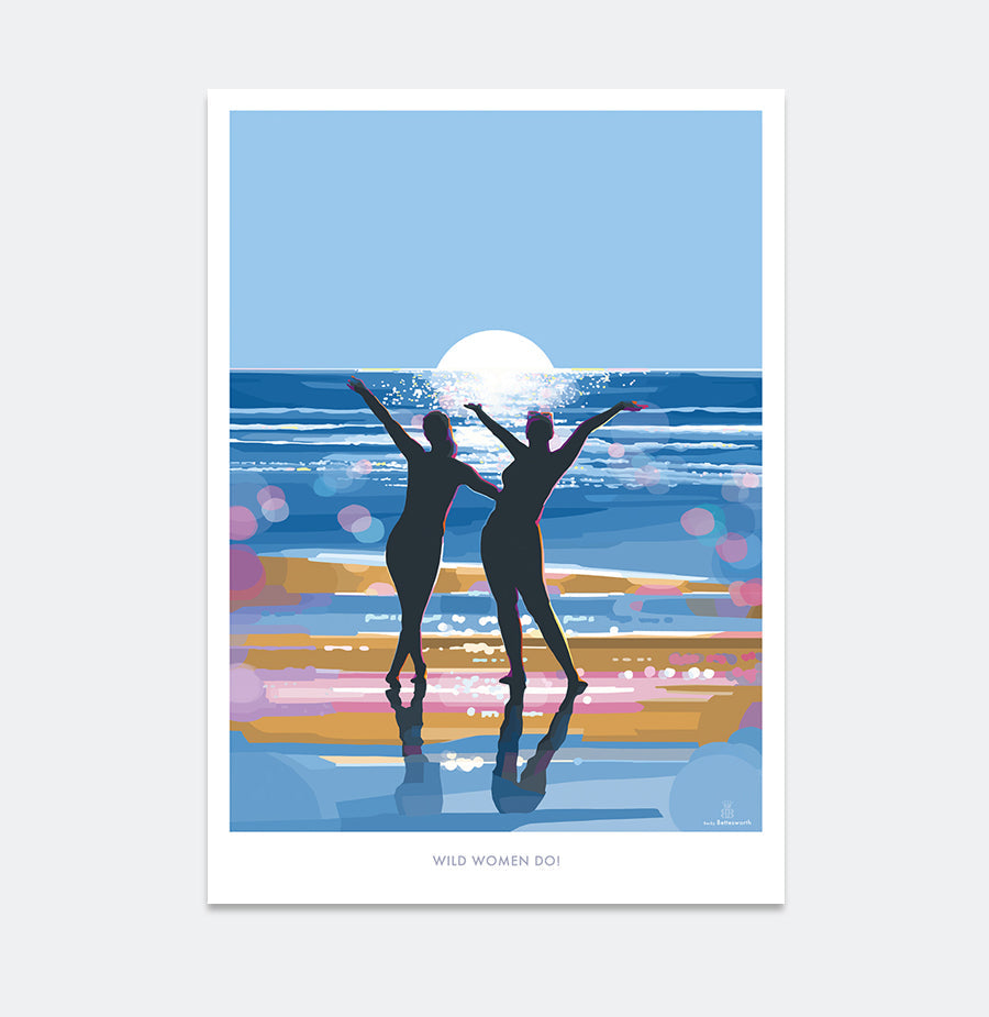 Wild Women Do Vintage Poster