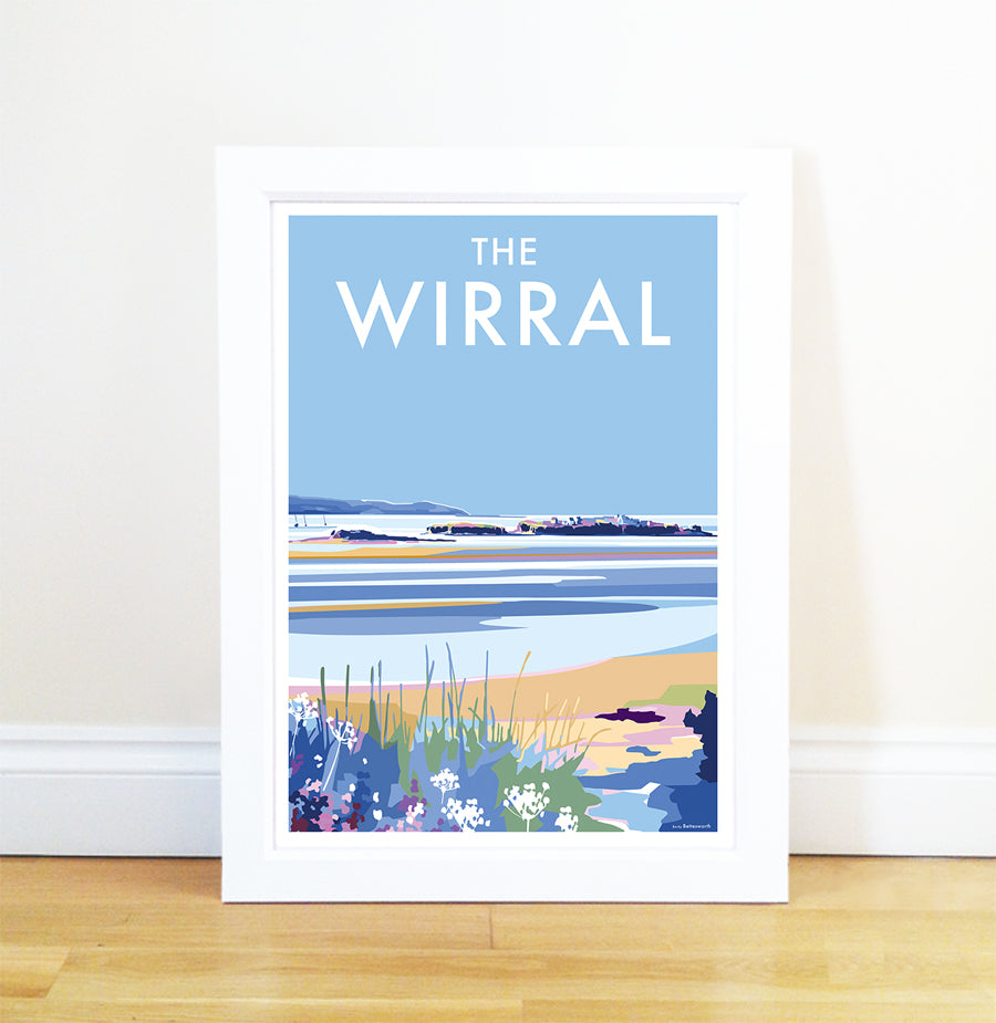 The Wirral Vintage Seaside Print