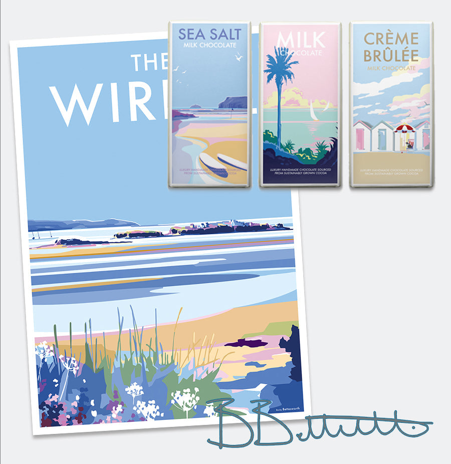 The Wirral Vintage Seaside Print