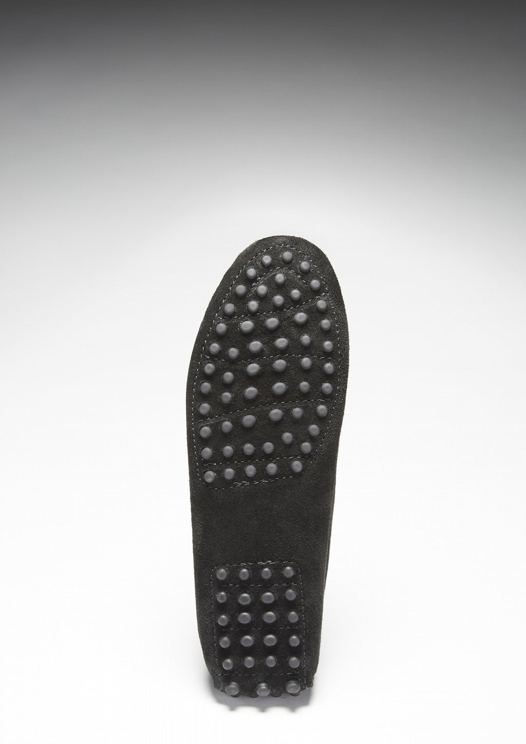 Women's Black Suede Penny Loafers