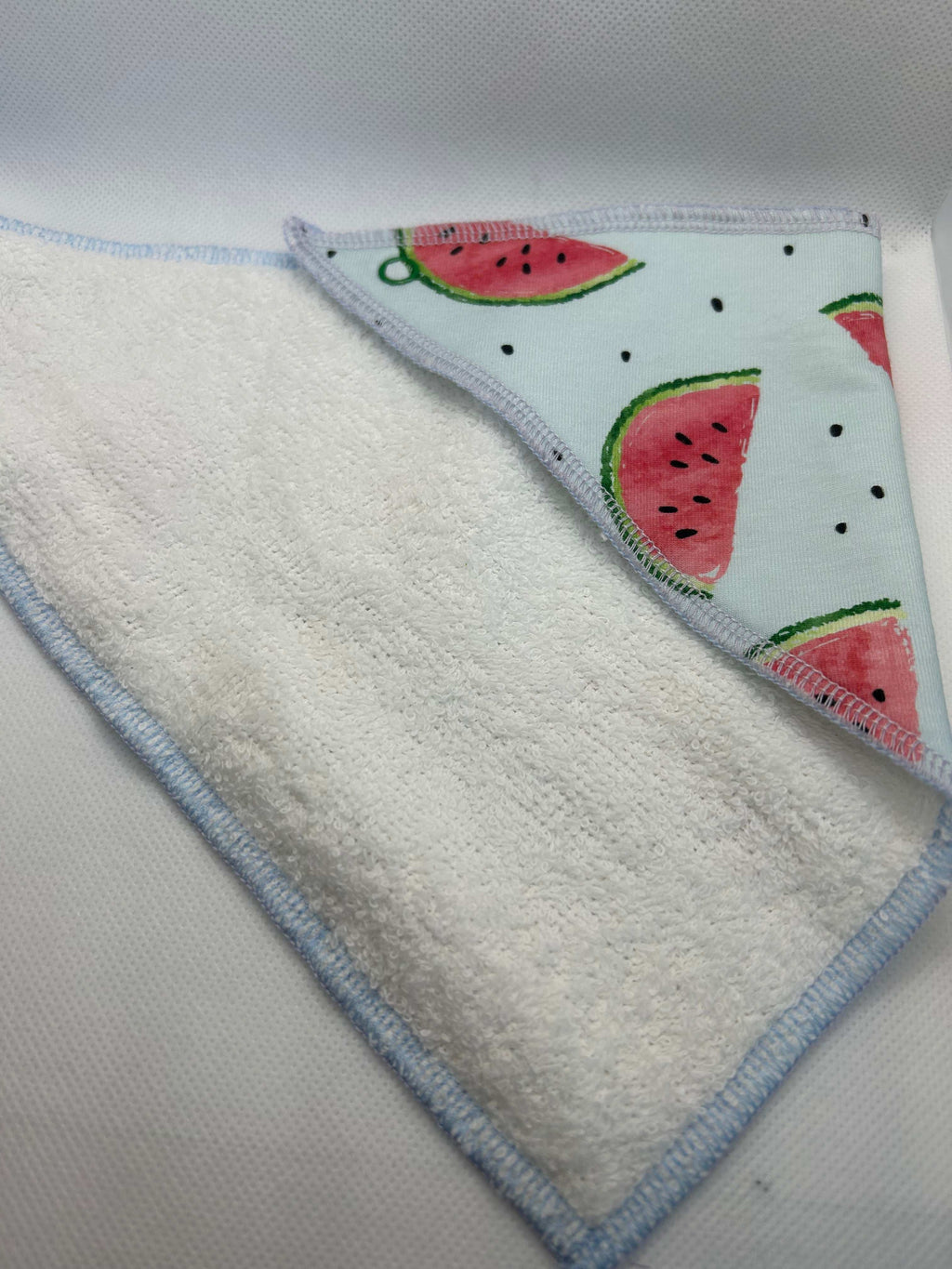 Watermelon Print Cotton Dribble Bib