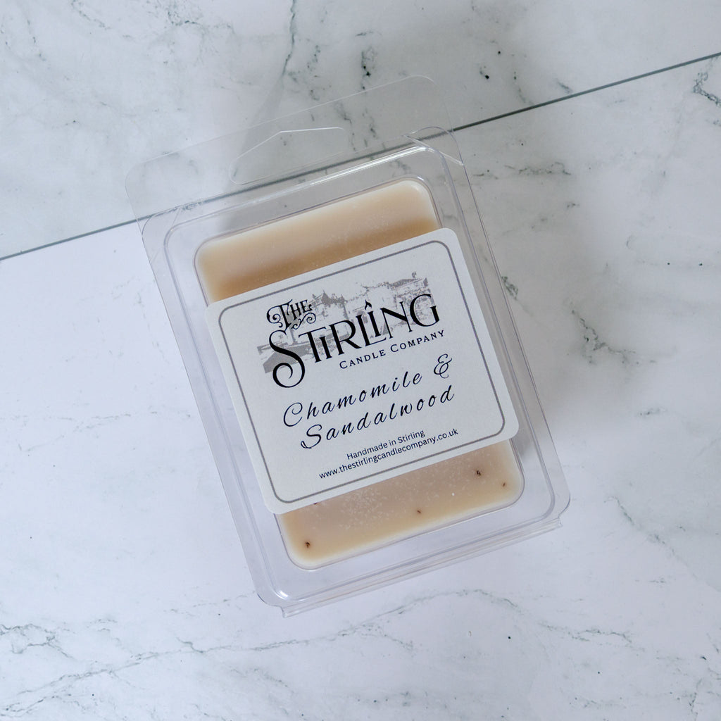 Chamomile and Sandalwood Wax Melt Clamshell