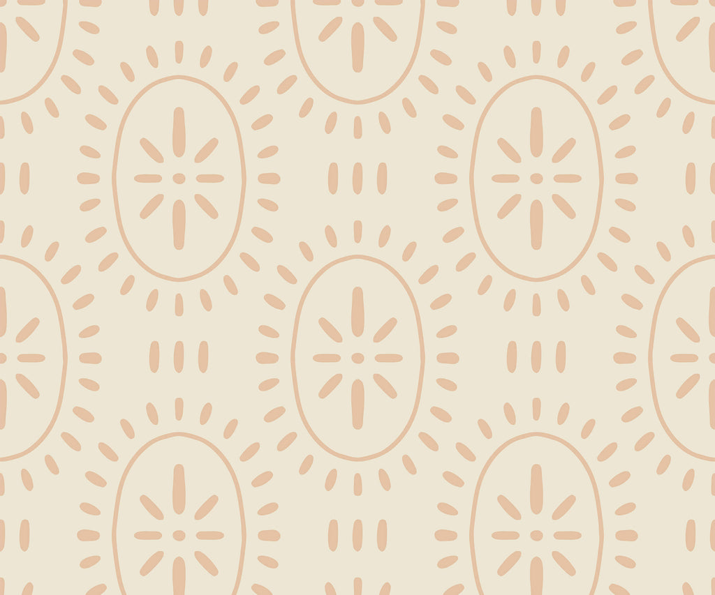 Limba Sun Pattern Wallpaper