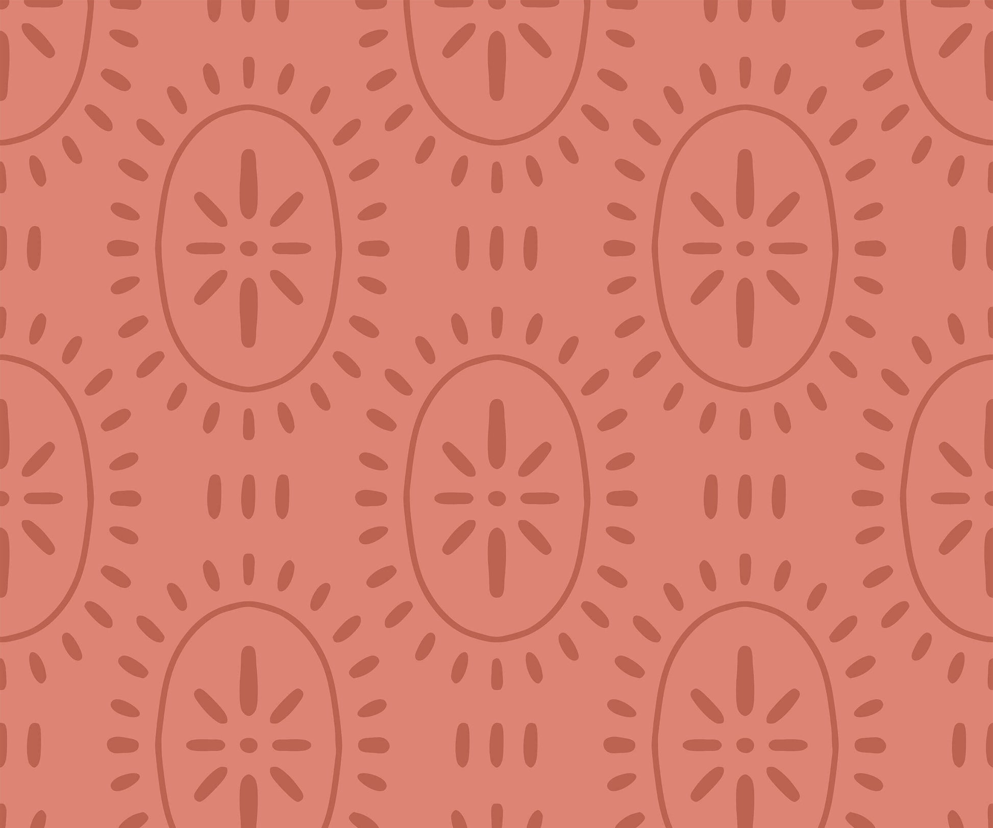 Limba Sun Pattern Wallpaper