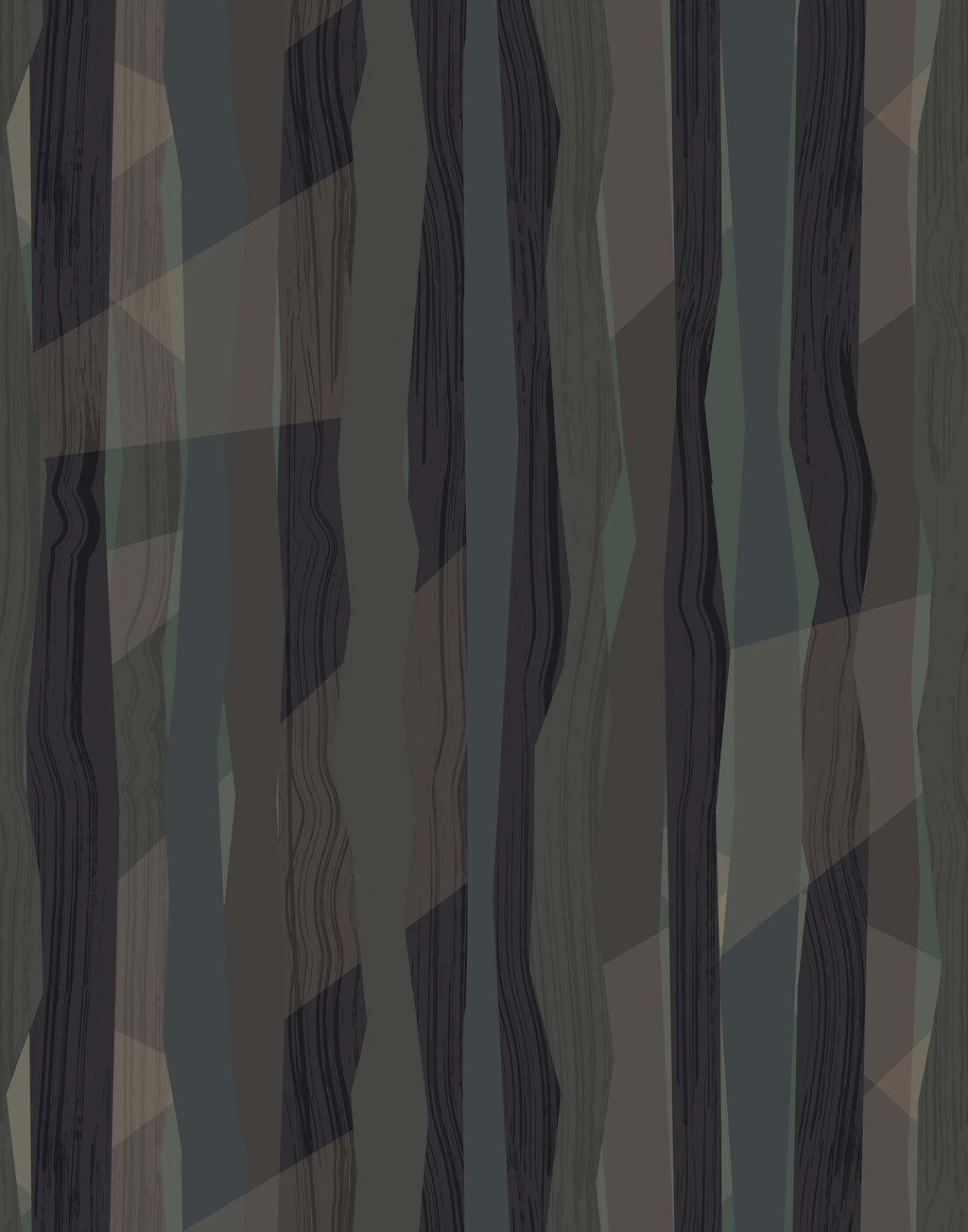 Abstract Forest Grain Wallpaper