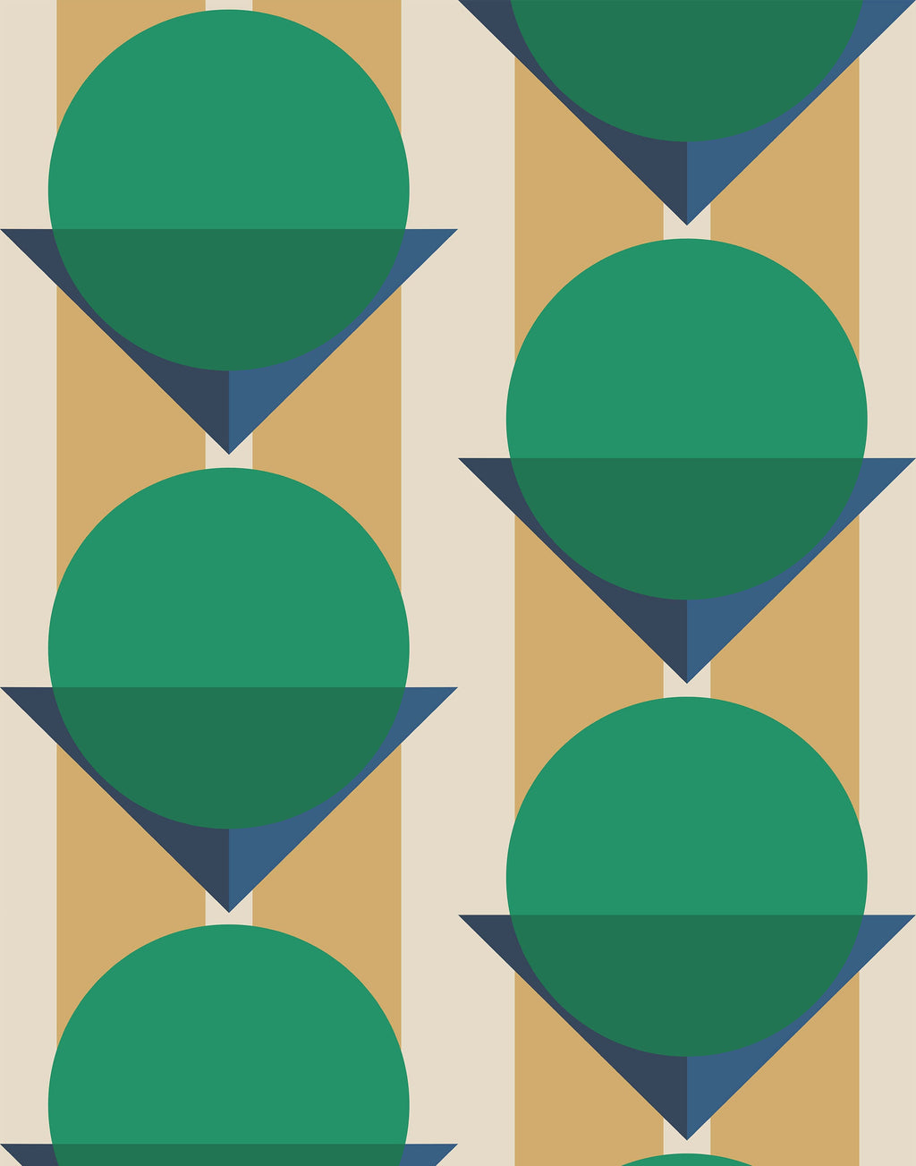 Gelato Geometric Wallpaper