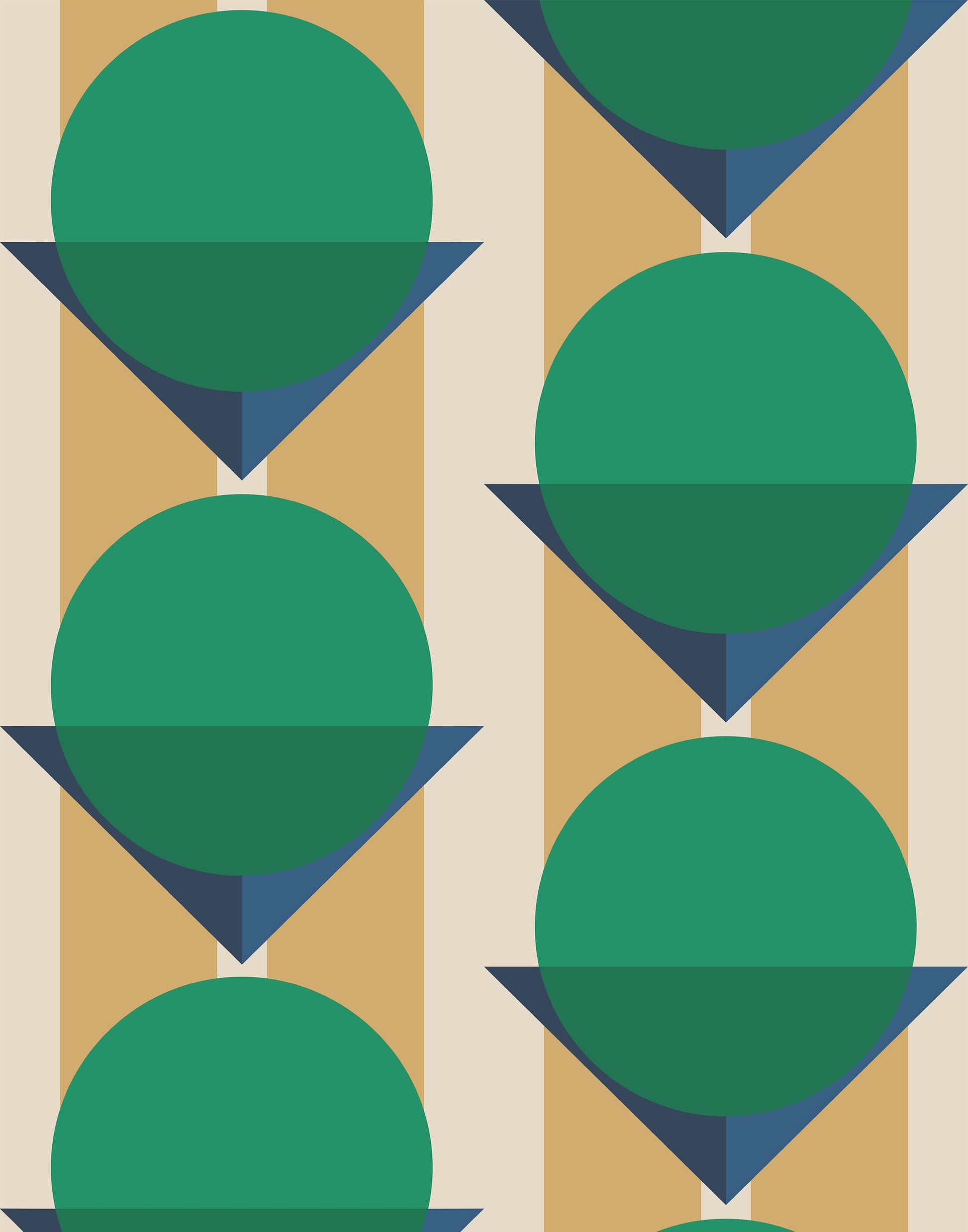 Gelato Geometric Wallpaper