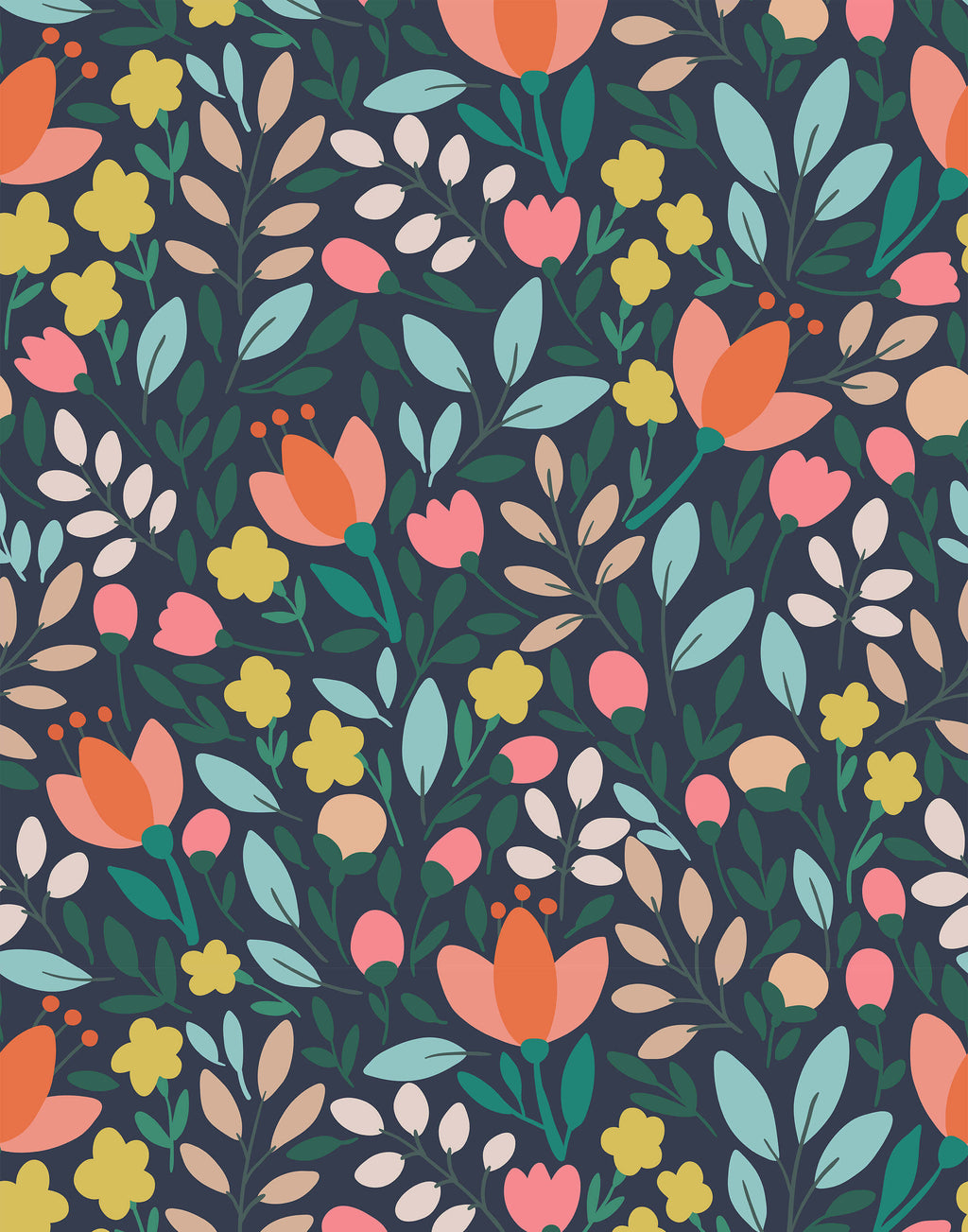 Paige Floral Wallpaper