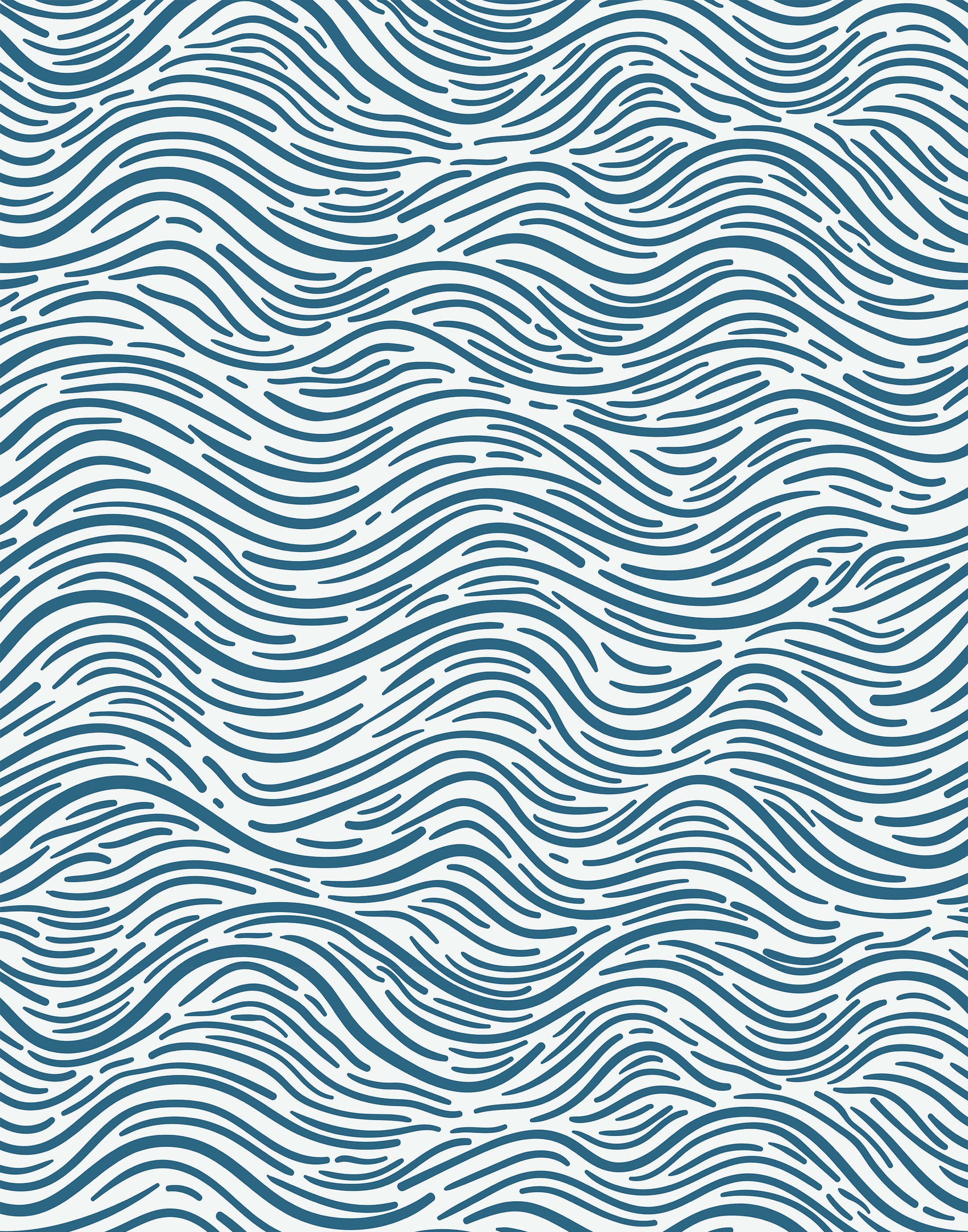 Shore Abstract Wave Wall Art