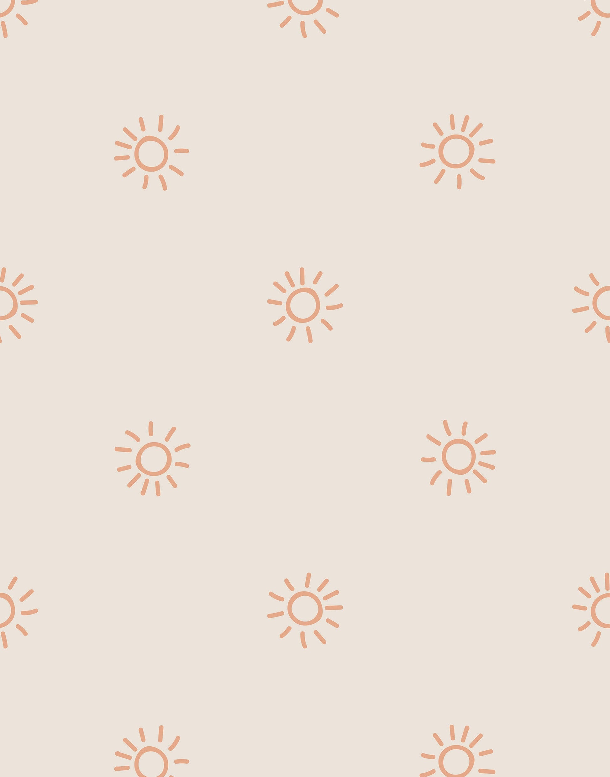 Sol Sun Pattern Wallpaper
