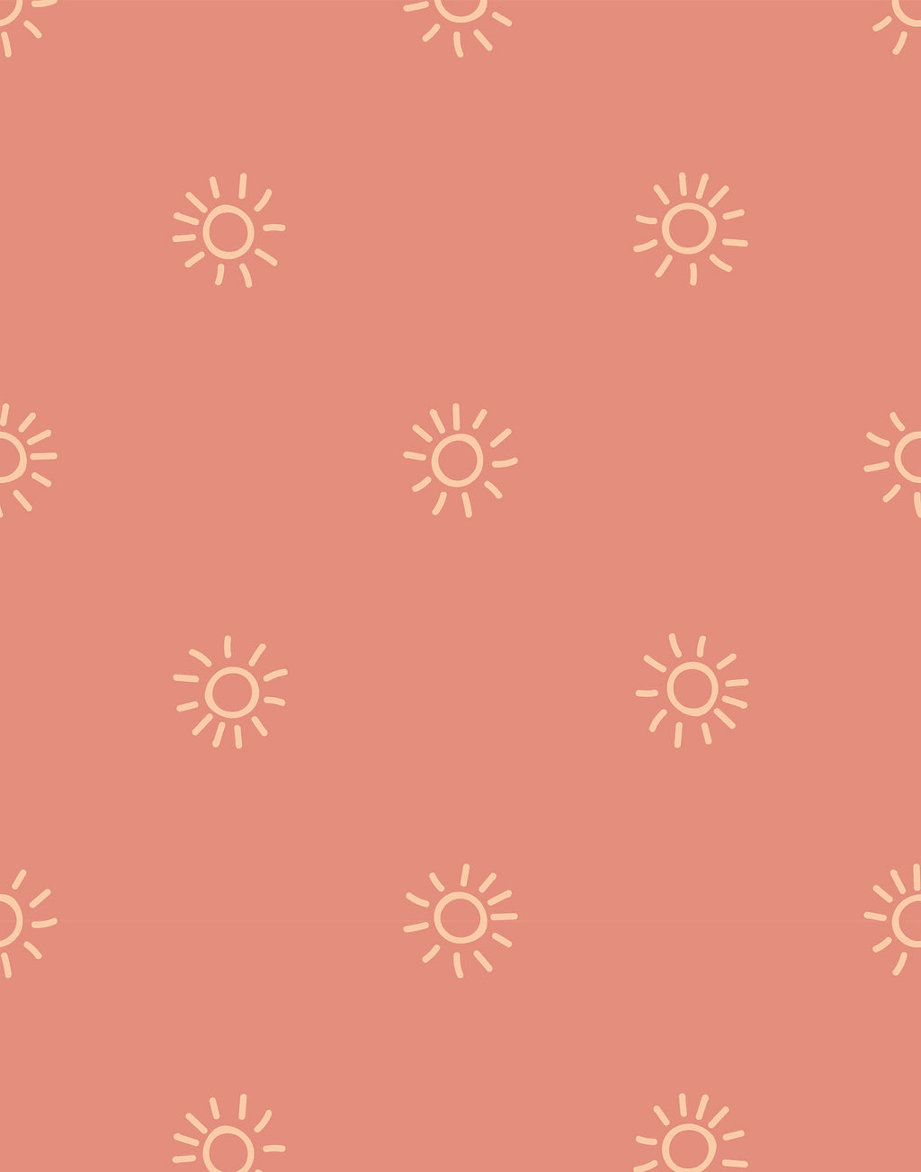Sol Sun Pattern Wallpaper